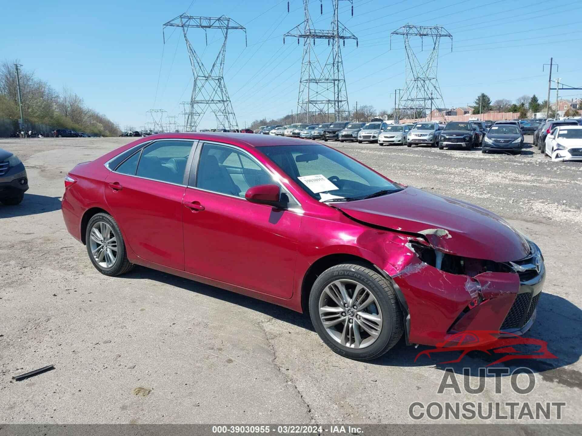 TOYOTA CAMRY 2016 - 4T1BF1FK8GU539308