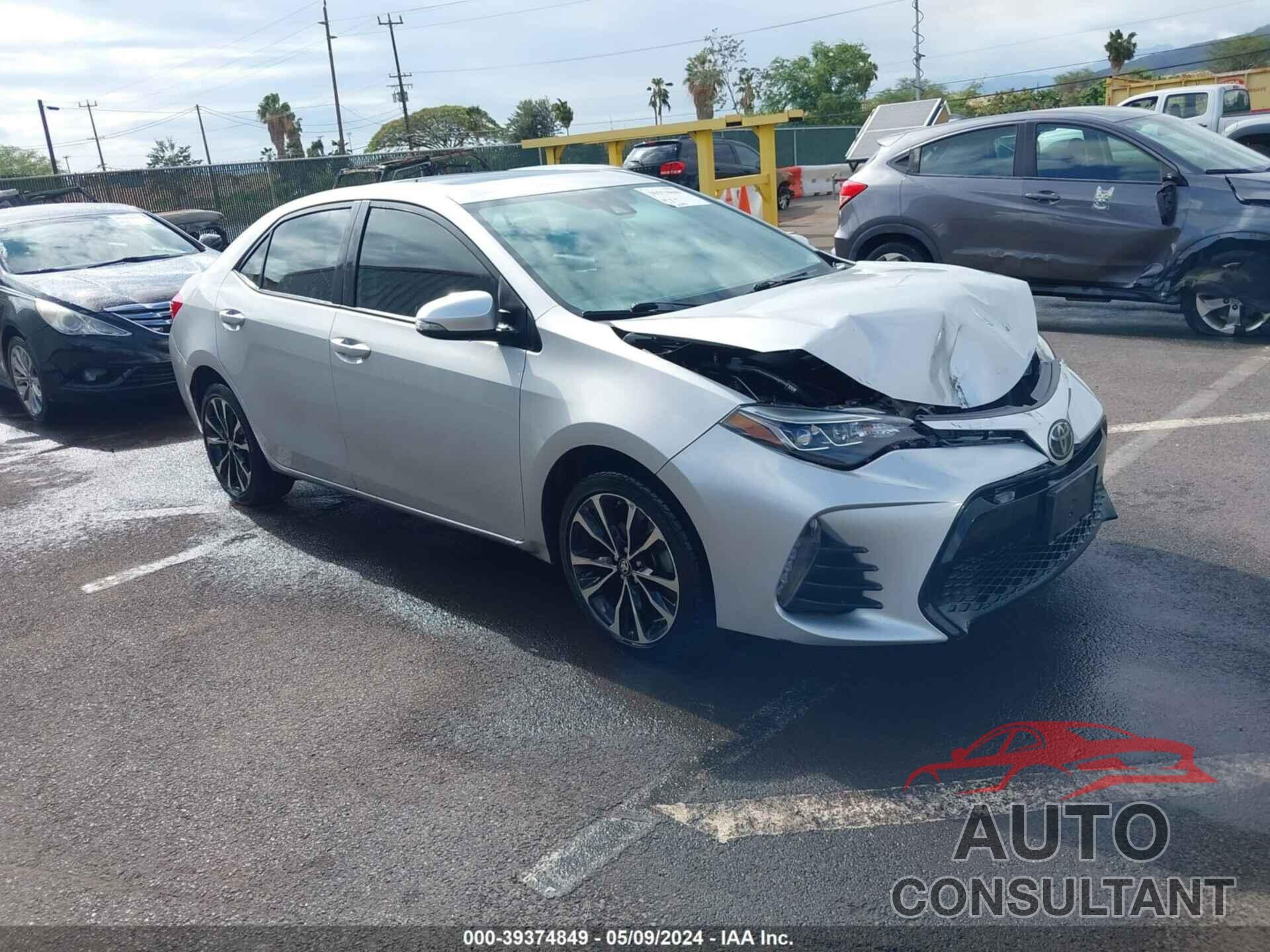 TOYOTA COROLLA 2019 - 5YFBURHE3KP909893