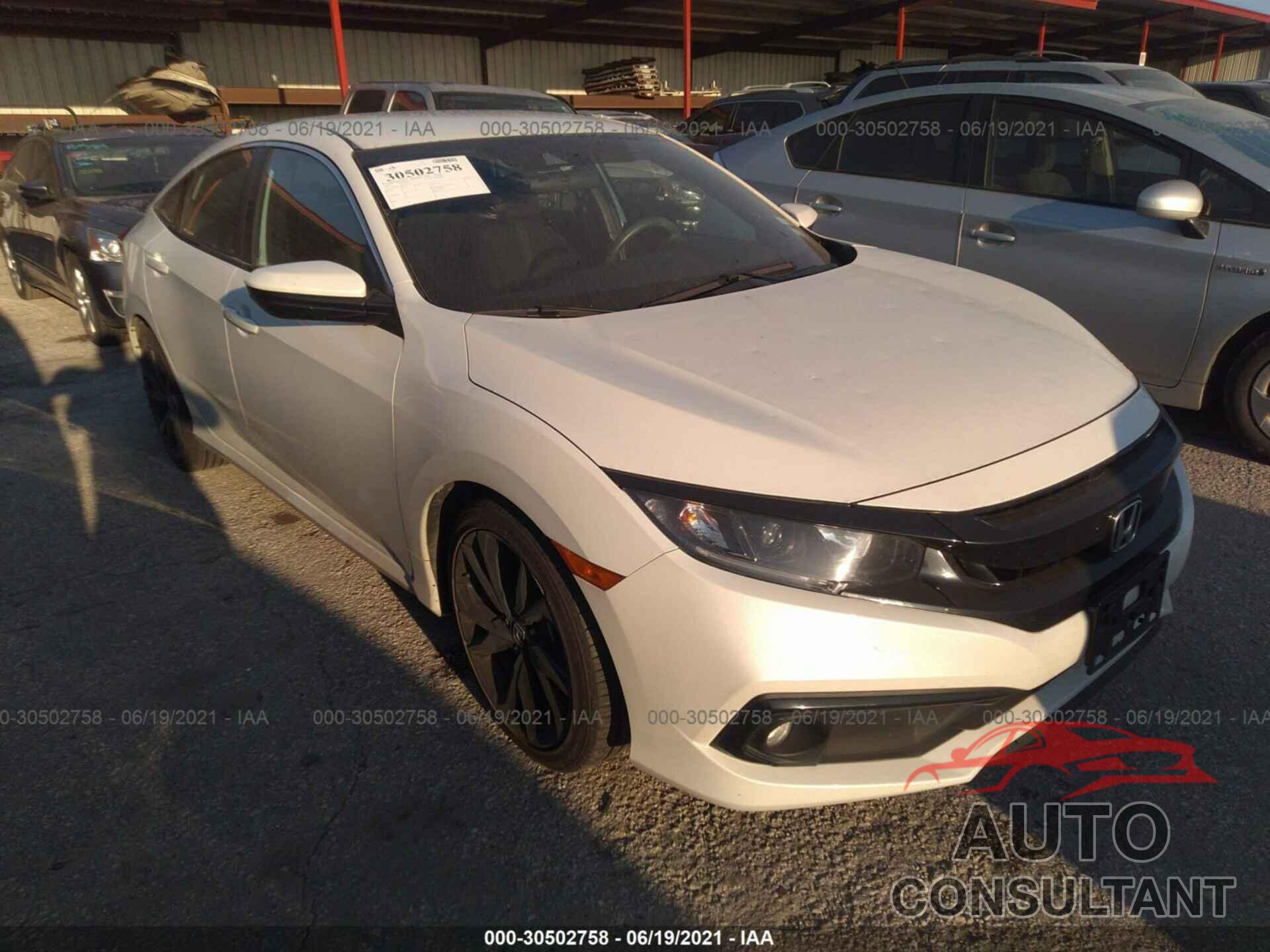 HONDA CIVIC SEDAN 2019 - 19XFC2F86KE029331