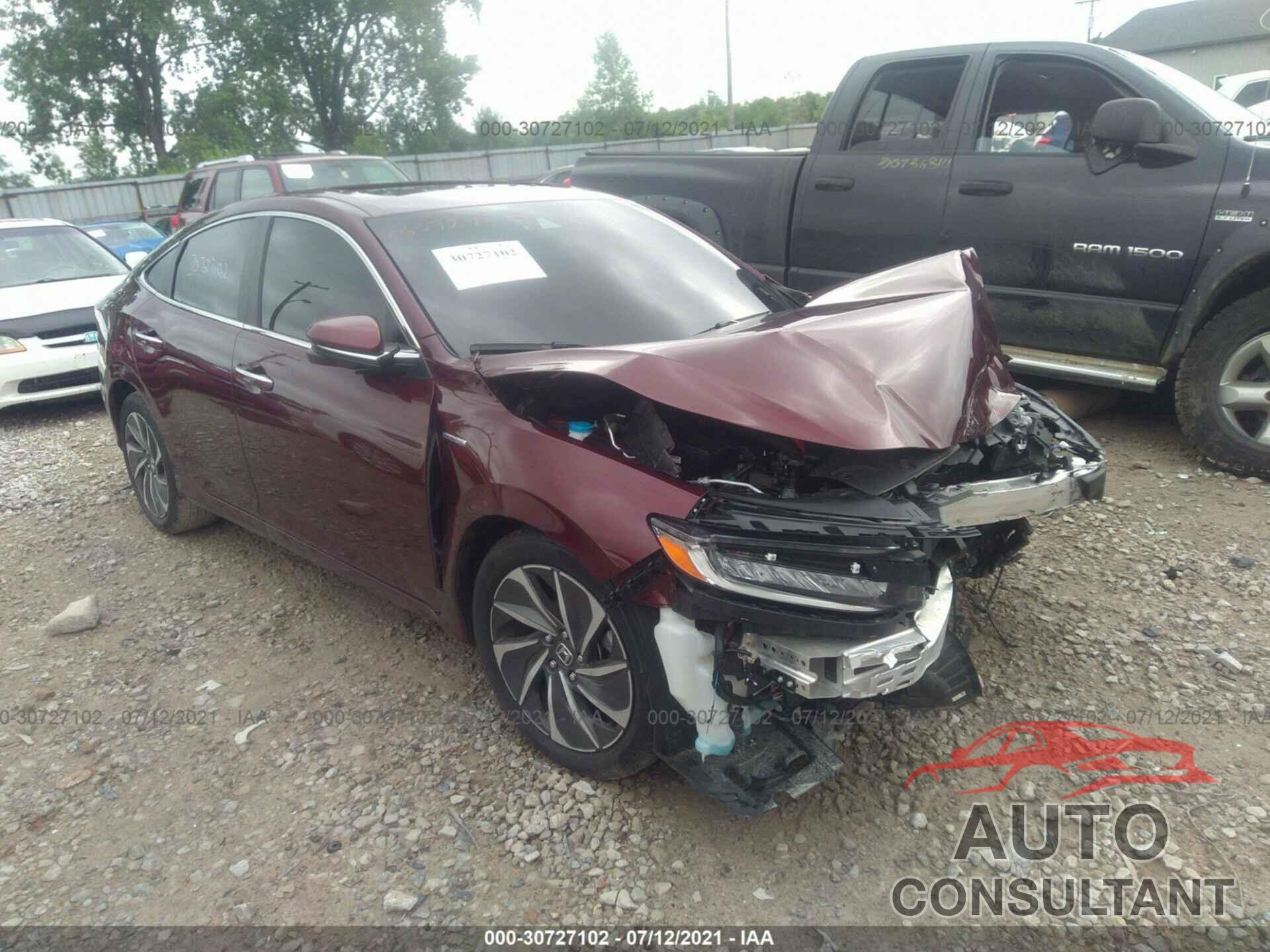 HONDA INSIGHT 2019 - 19XZE4F91KE030186