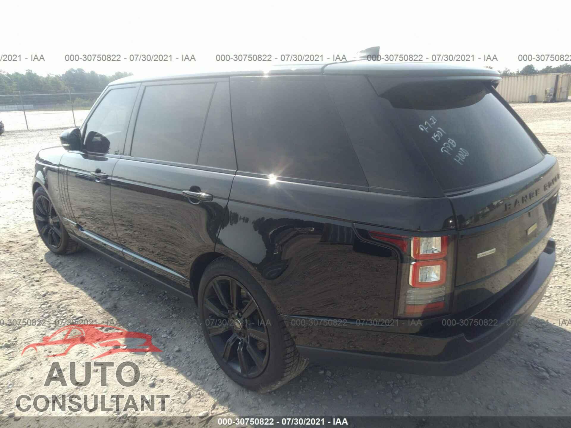 LAND ROVER RANGE ROVER 2017 - SALGS5FE0HA351501