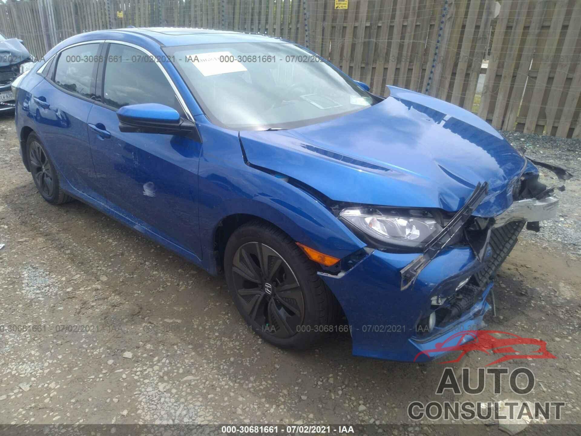 HONDA CIVIC HATCHBACK 2017 - SHHFK7H58HU210161