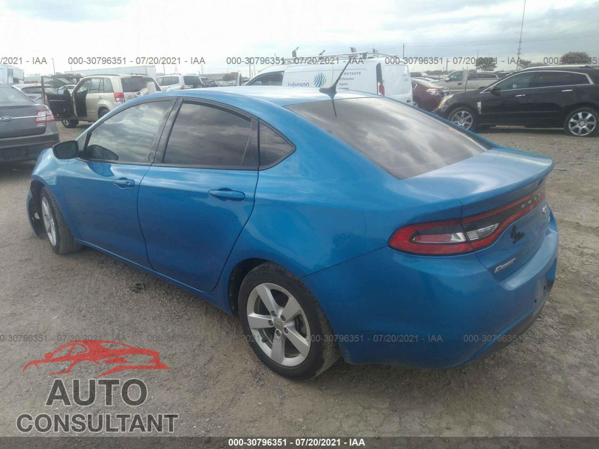 DODGE DART 2016 - 1C3CDFBB2GD644366