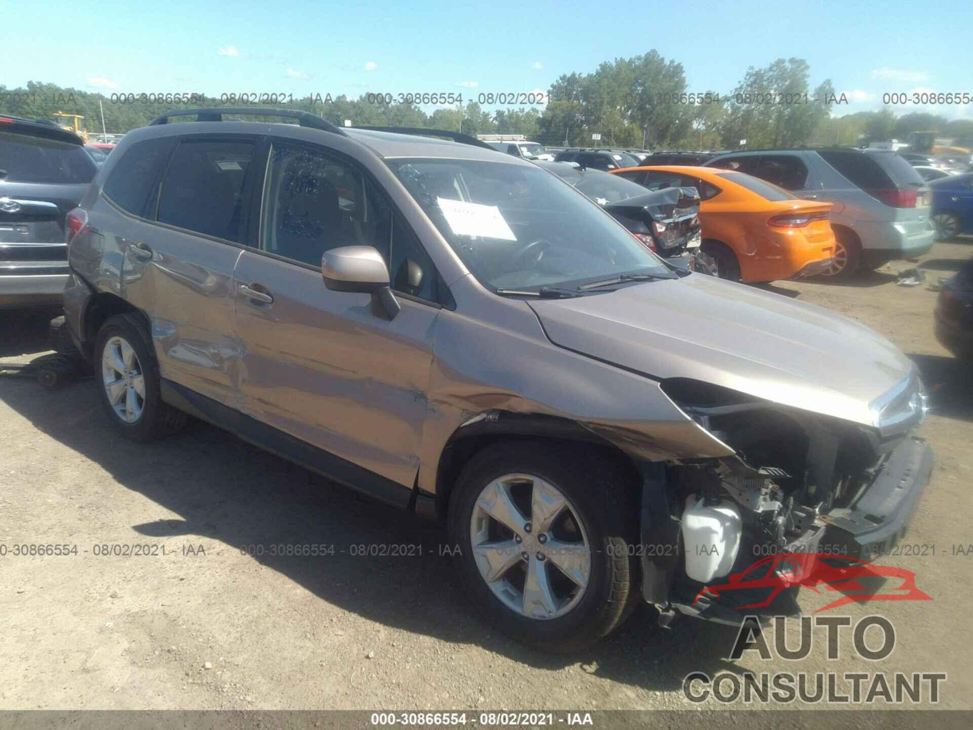 SUBARU FORESTER 2016 - JF2SJADC5GH469288