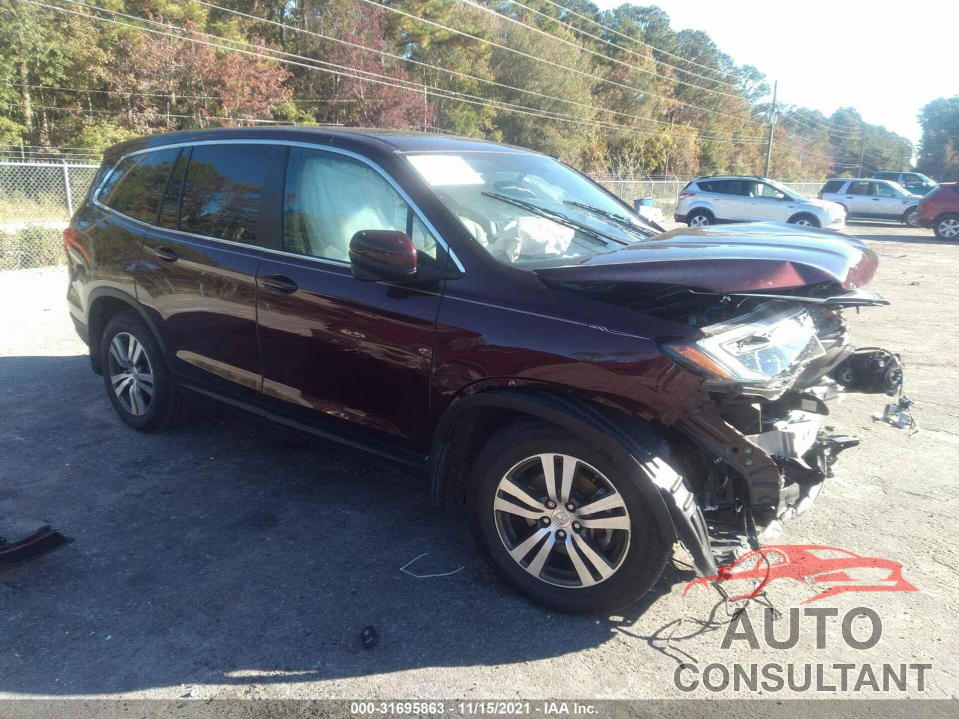HONDA PILOT 2016 - 5FNYF5H72GB057618