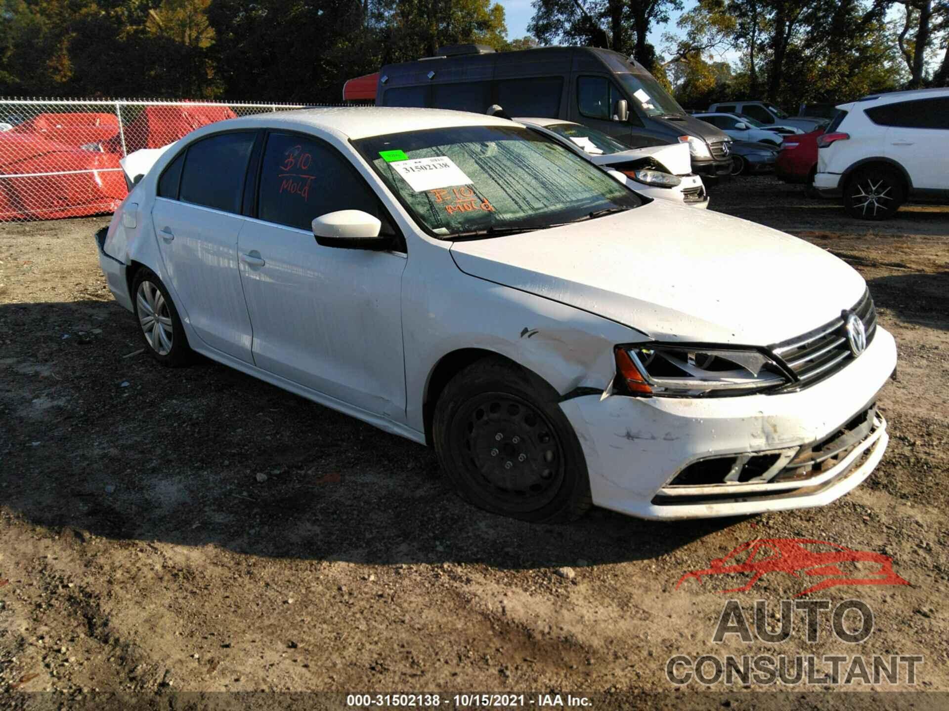VOLKSWAGEN JETTA 2017 - 3VW2B7AJ1HM349922