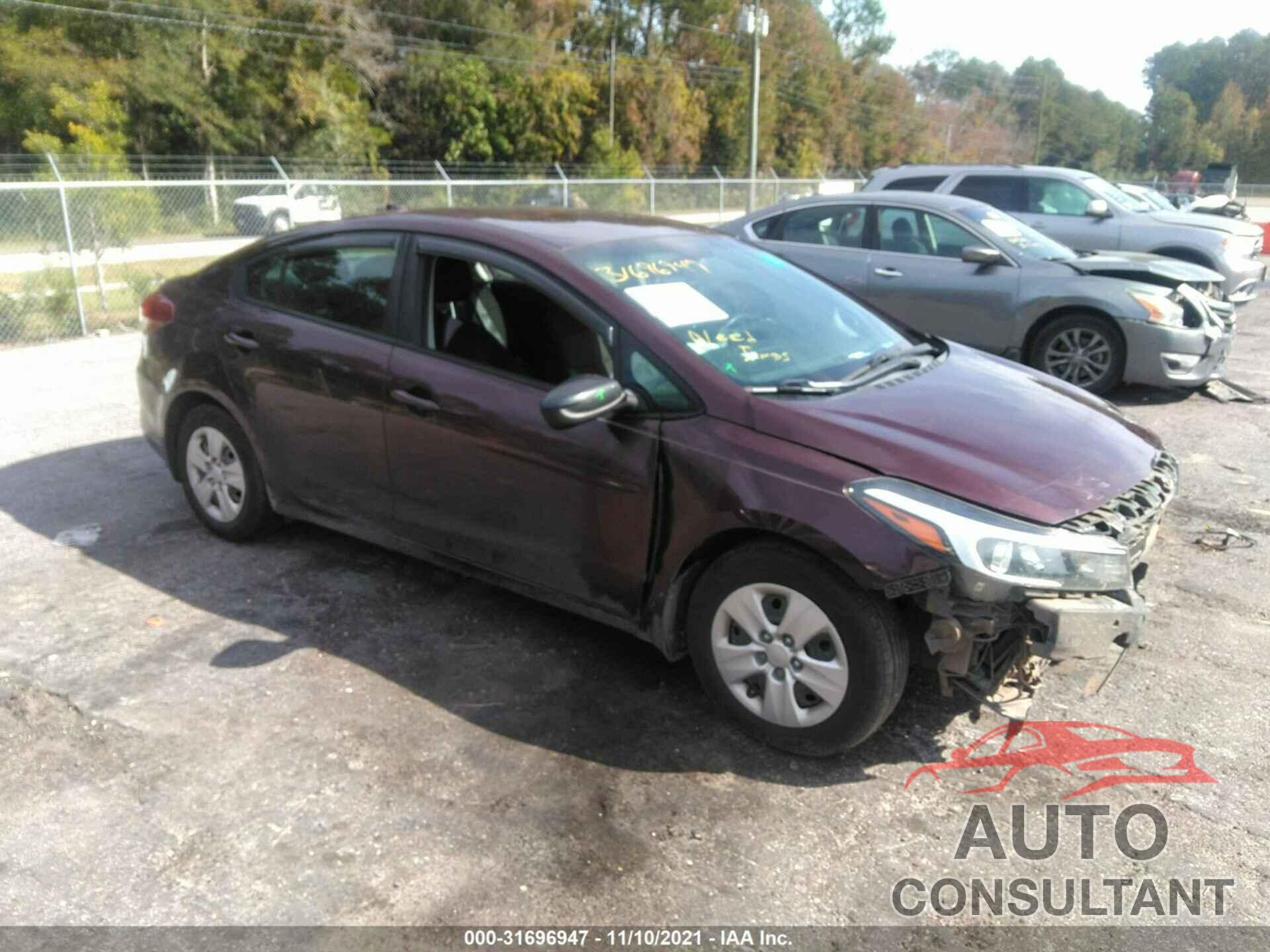 KIA FORTE 2017 - 3KPFK4A74HE083927