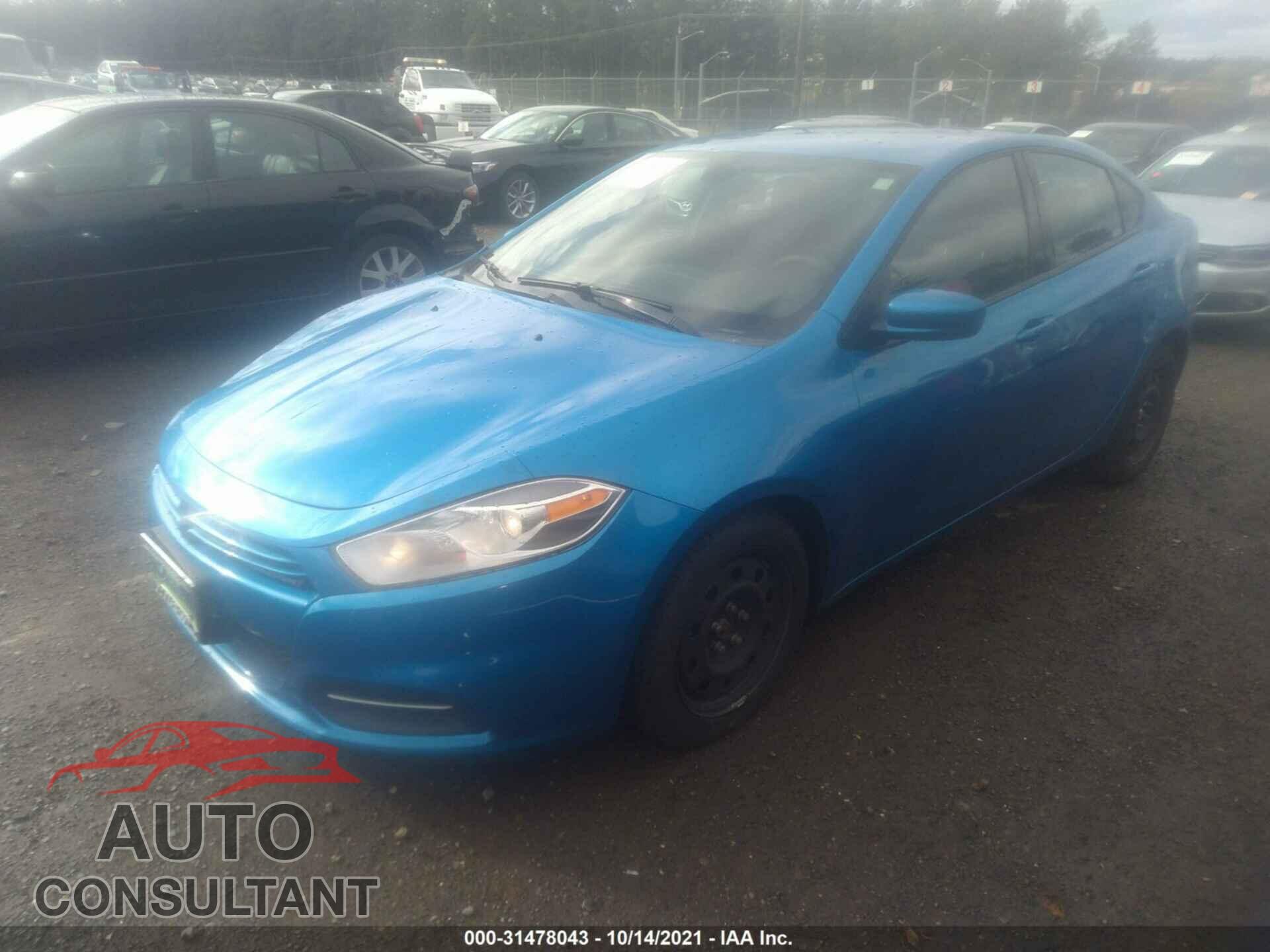 DODGE DART 2016 - 1C3CDFAA6GD540844