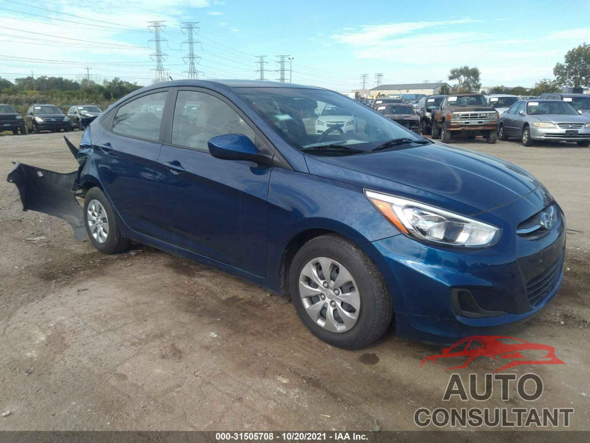 HYUNDAI ACCENT 2017 - KMHCT4AE6HU317237