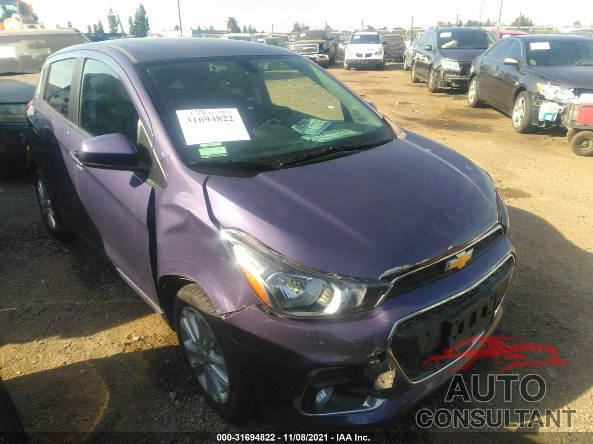 CHEVROLET SPARK 2017 - KL8CD6SA6HC822962