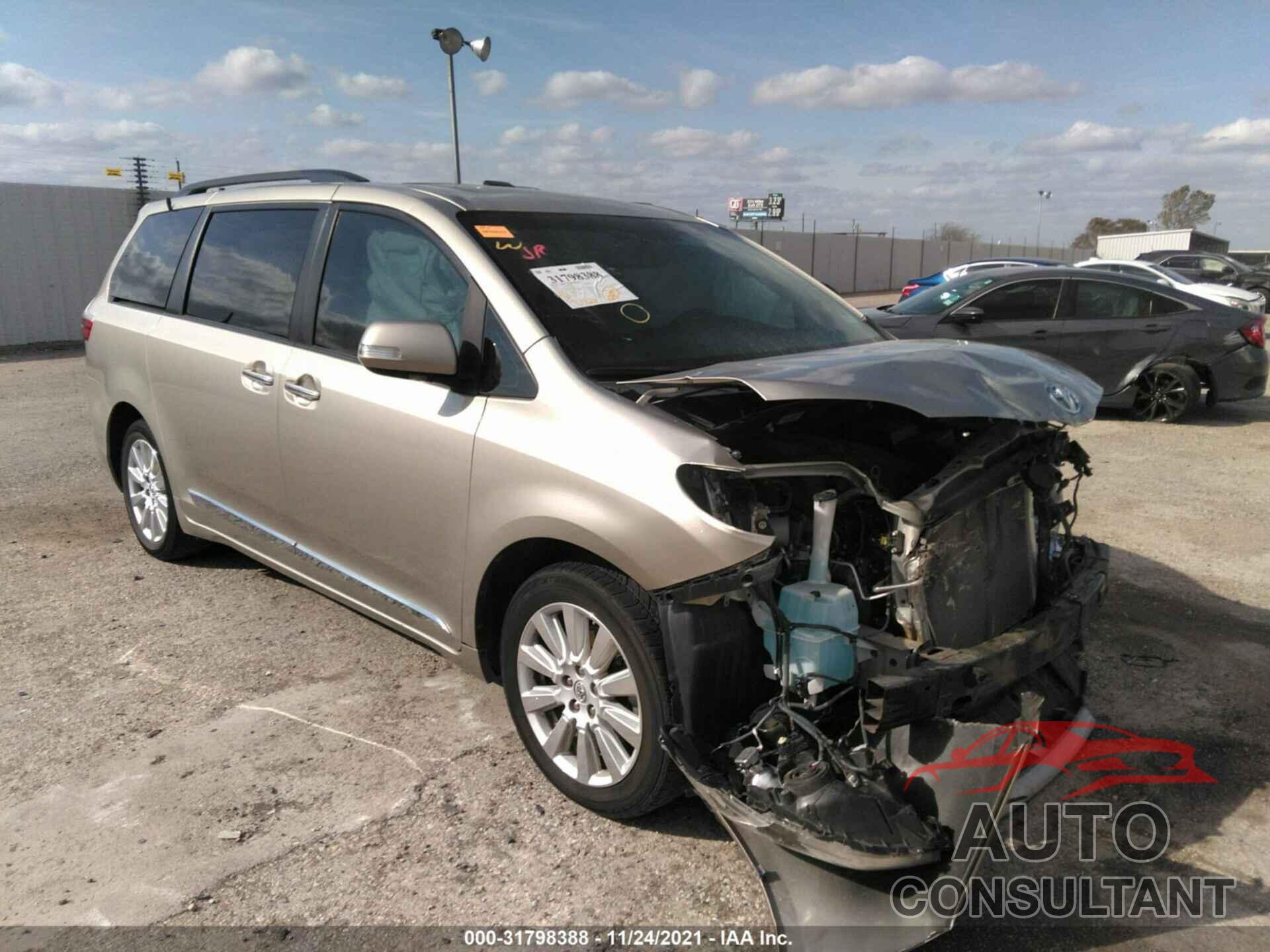 TOYOTA SIENNA 2017 - 5TDYZ3DC0HS894122