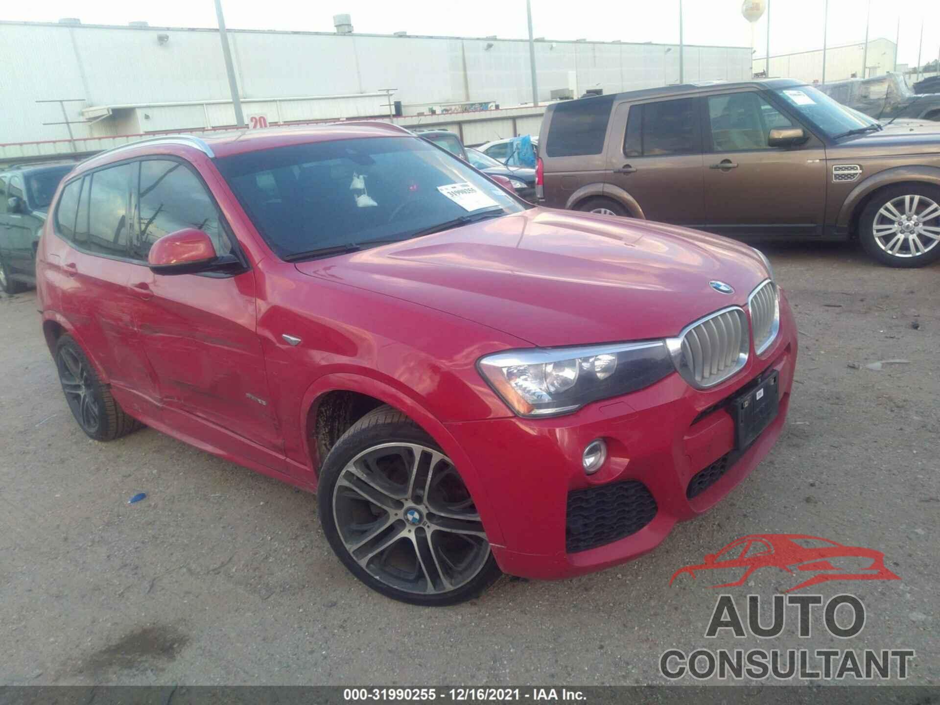 BMW X3 2017 - 5UXWZ7C30H0X42598