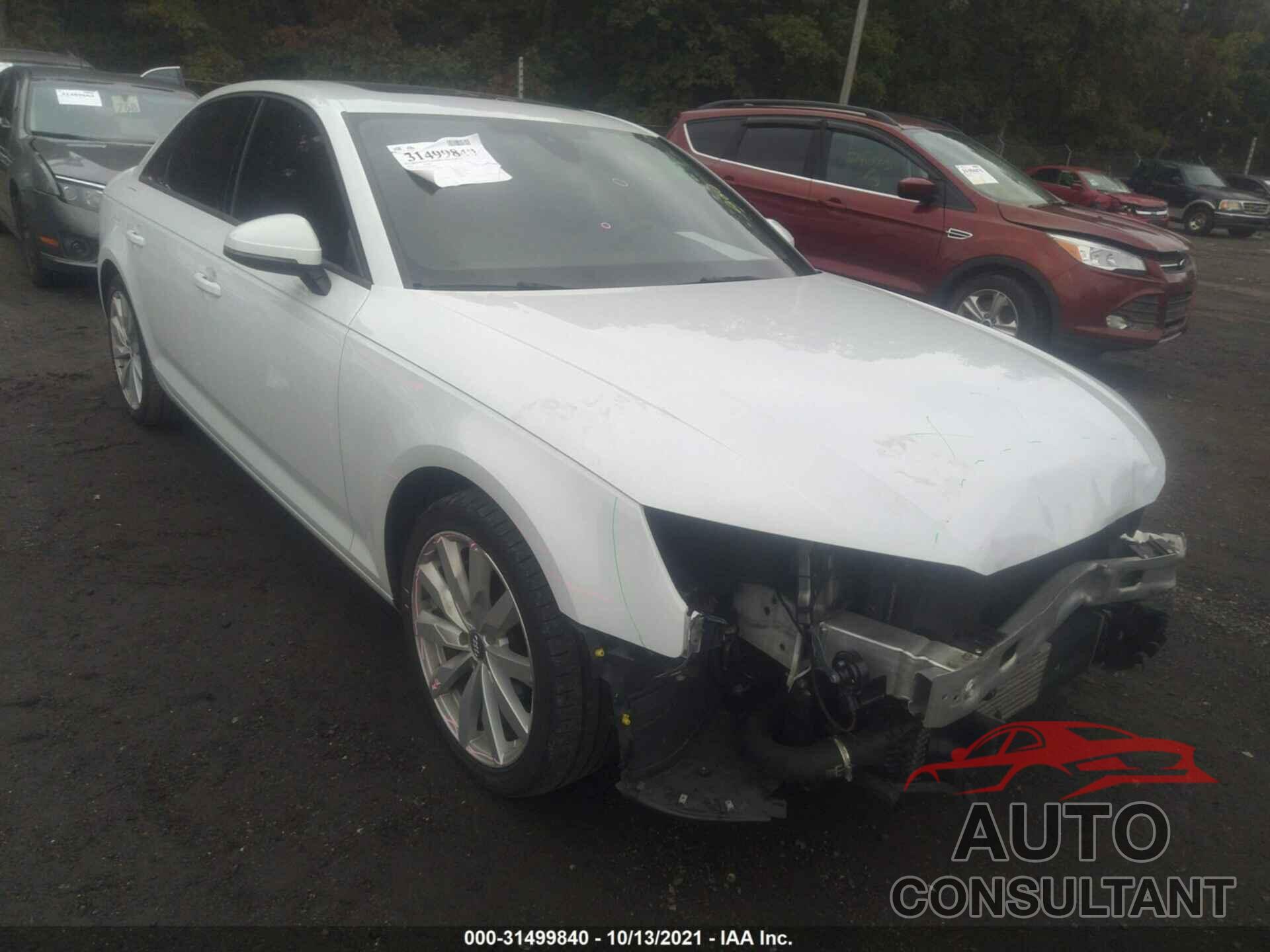 AUDI A4 2017 - WAUANAF46HN019203