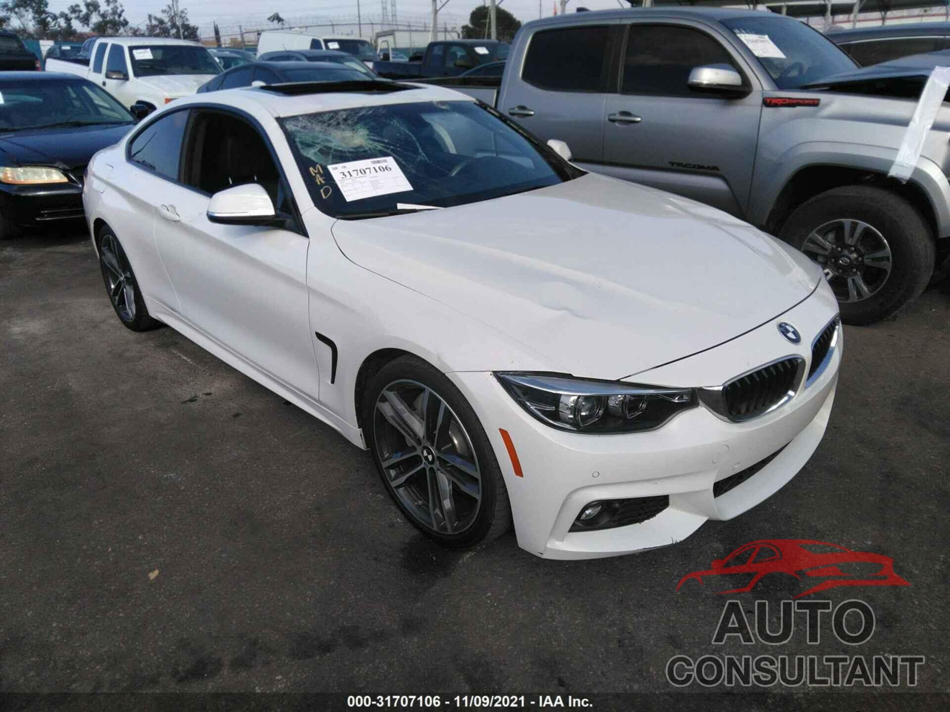 BMW 4 SERIES 2019 - WBA4W3C52KAF92443