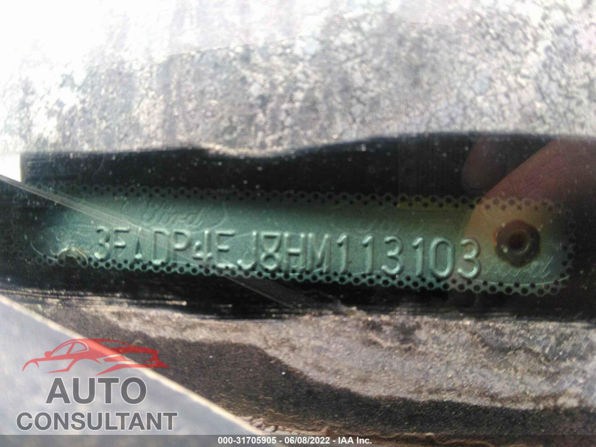 FORD FIESTA 2017 - 3FADP4EJ8HM113103