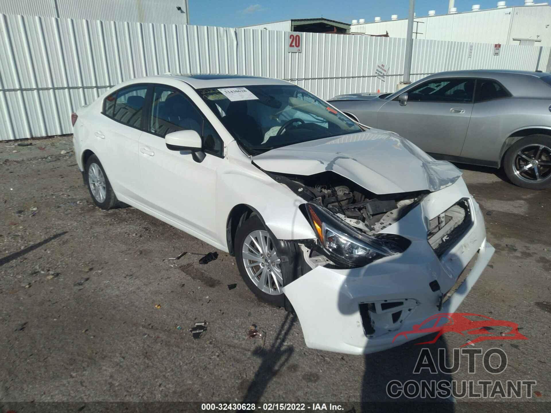 SUBARU IMPREZA 2017 - 4S3GKAB66H3600144