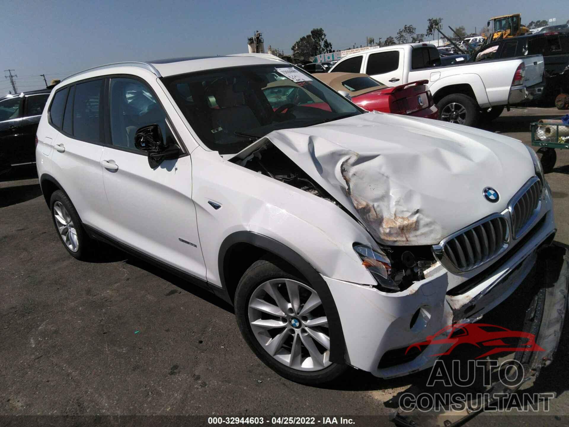 BMW X3 2017 - 5UXWZ7C32H0V89125