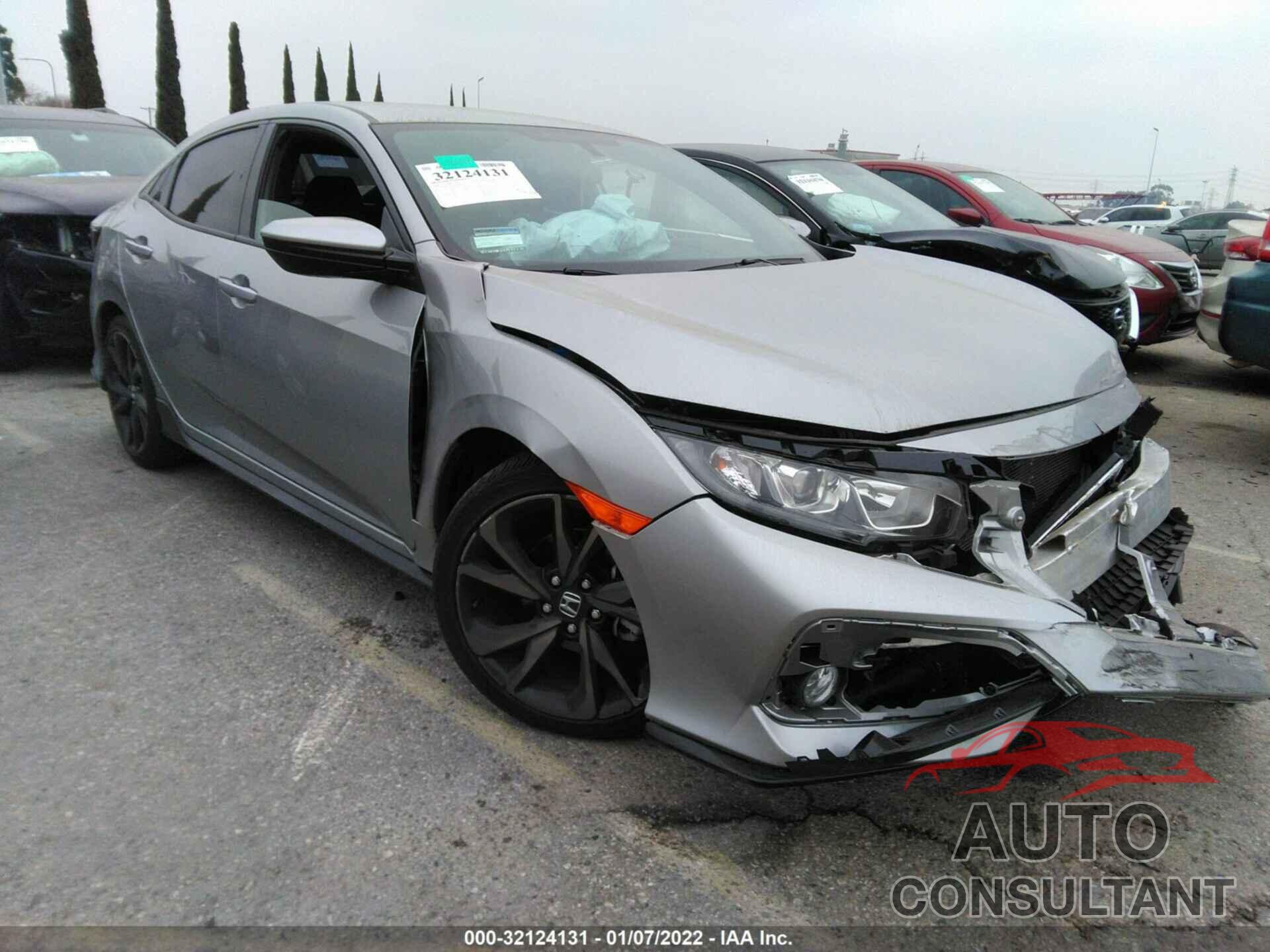 HONDA CIVIC HATCHBACK 2018 - SHHFK7H46JU419458