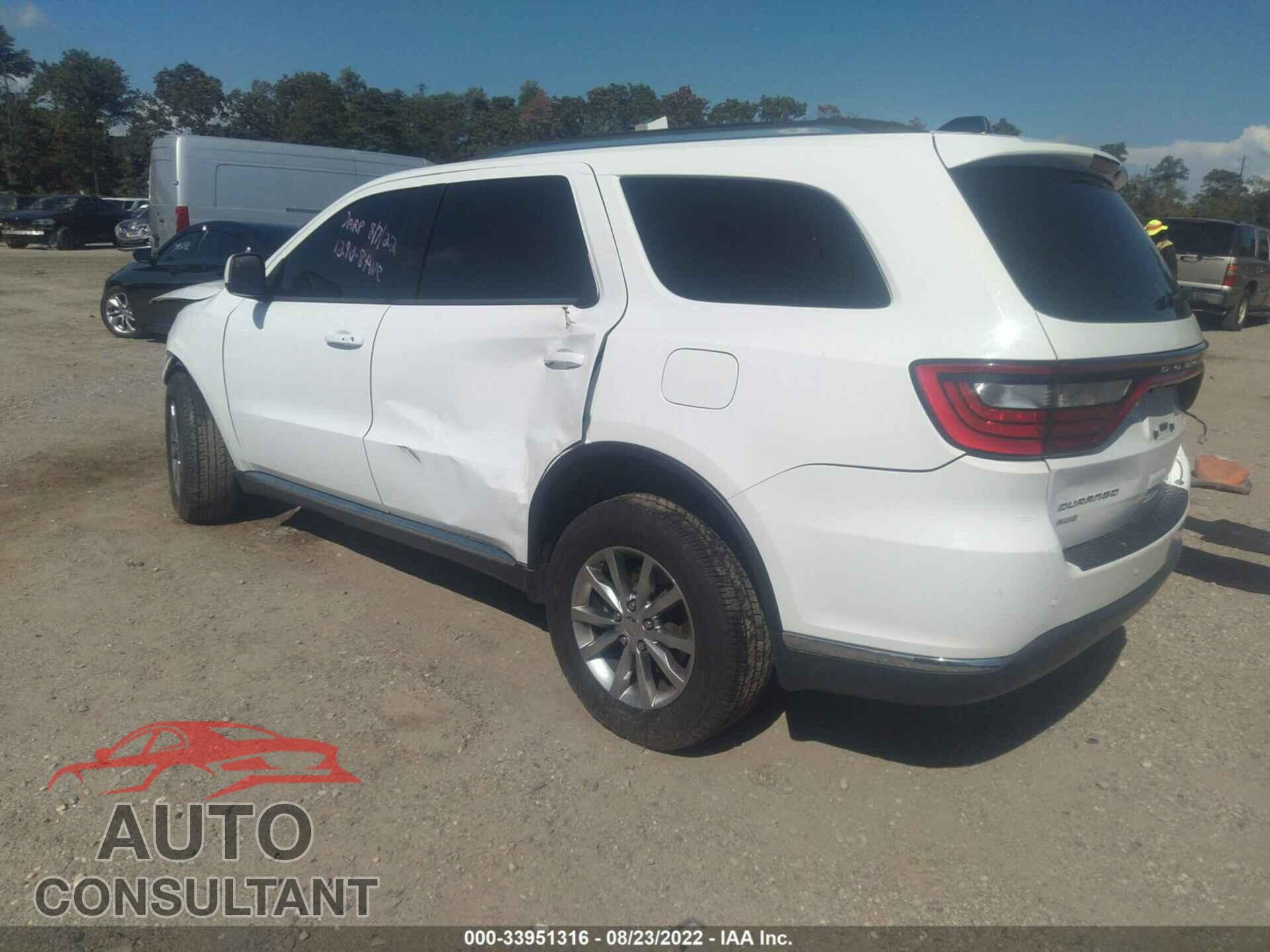 DODGE DURANGO 2017 - 1C4RDJAG9HC737463