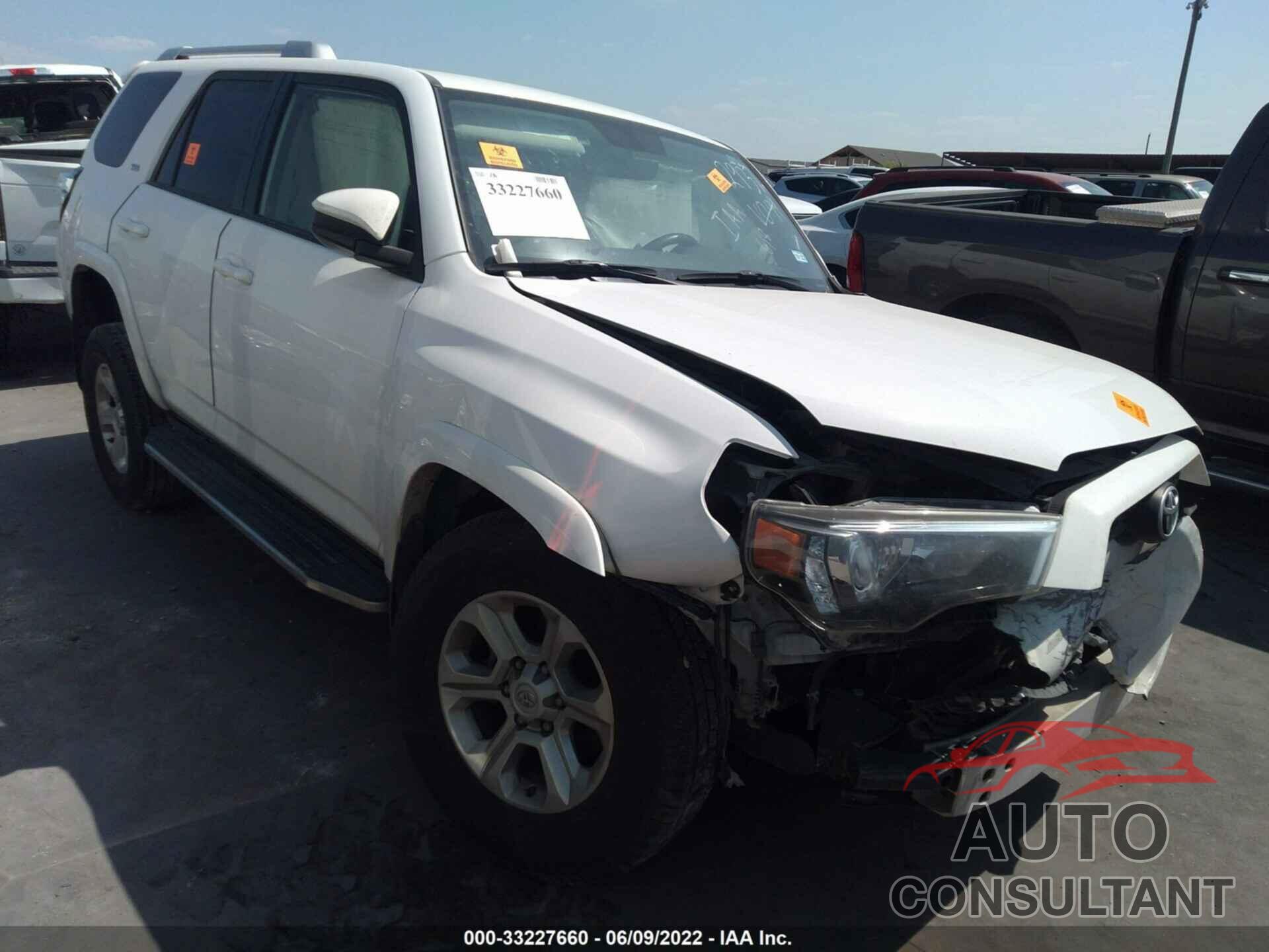 TOYOTA 4RUNNER 2017 - JTEZU5JR0H5162937