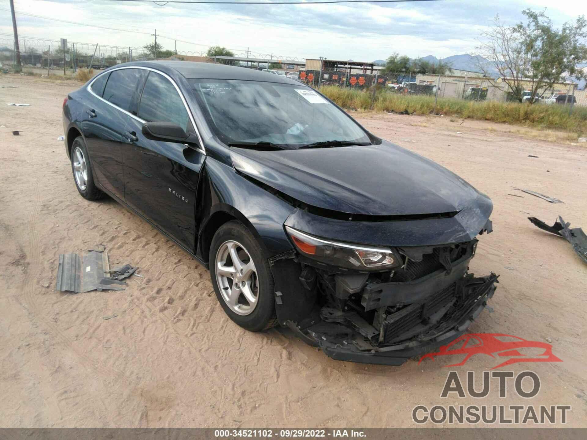 CHEVROLET MALIBU 2016 - 1G1ZB5STXGF344585