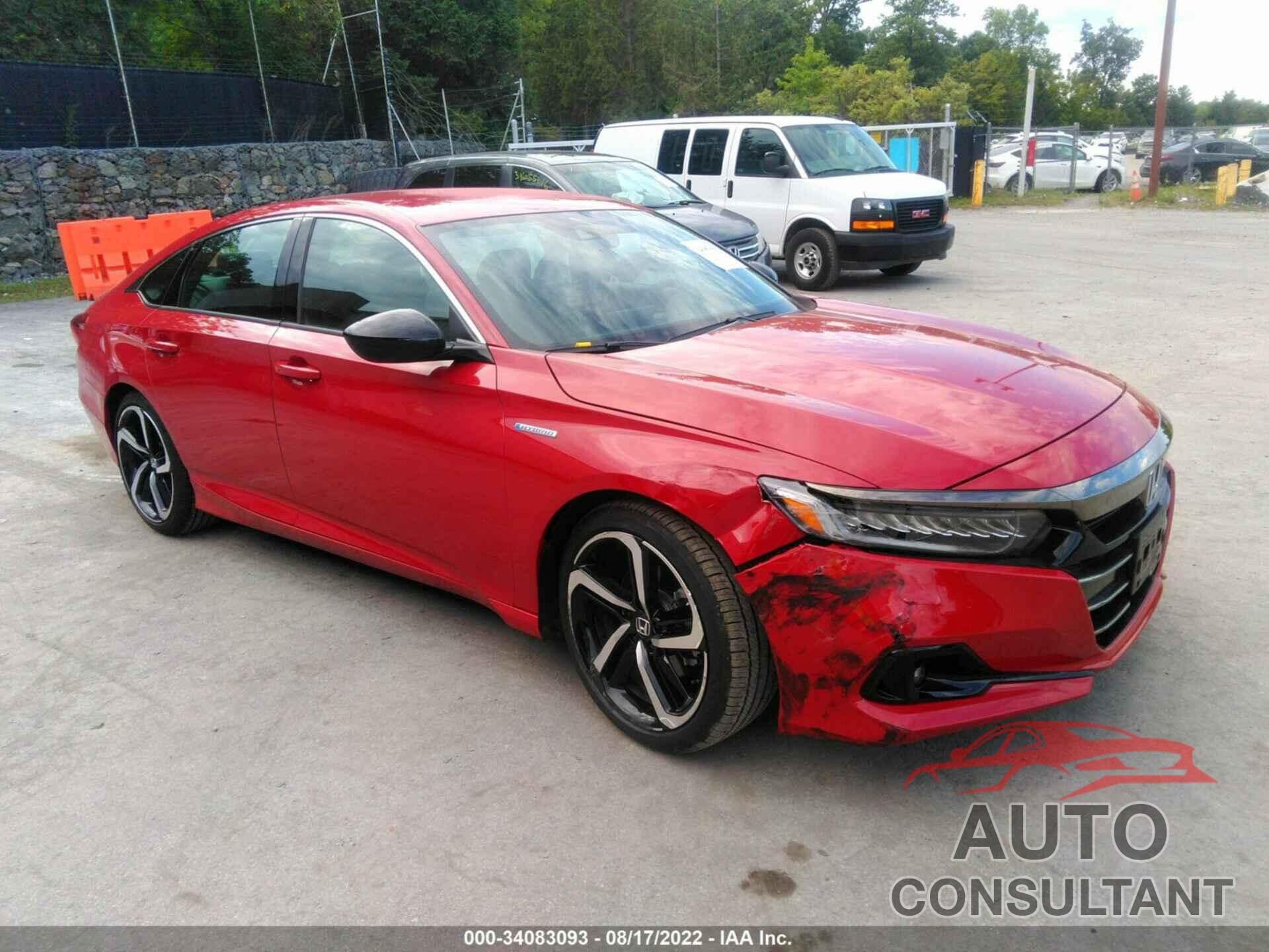 HONDA ACCORD HYBRID 2022 - 1HGCV3F23NA022277