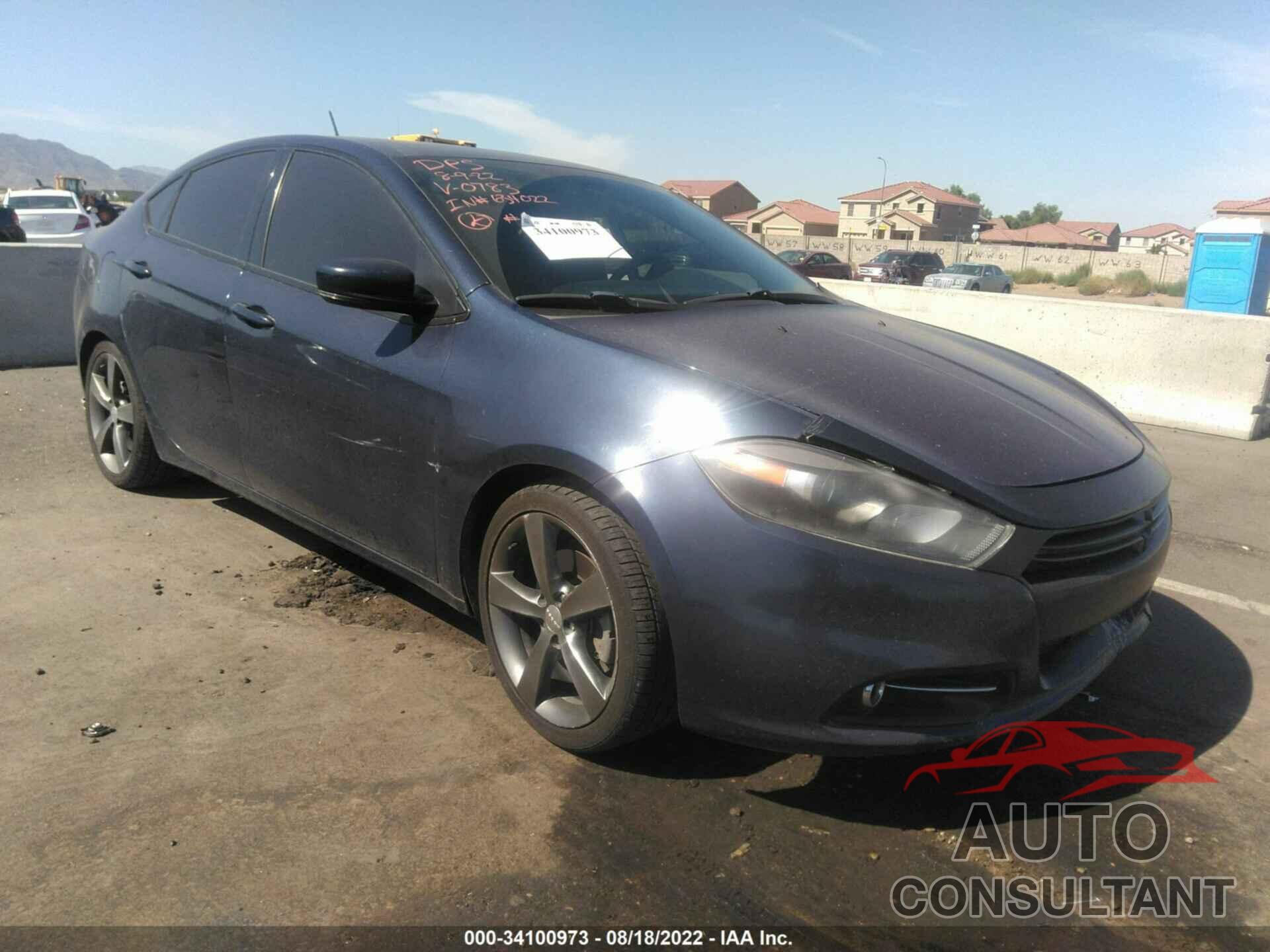 DODGE DART 2016 - 1C3CDFEB8GD540783