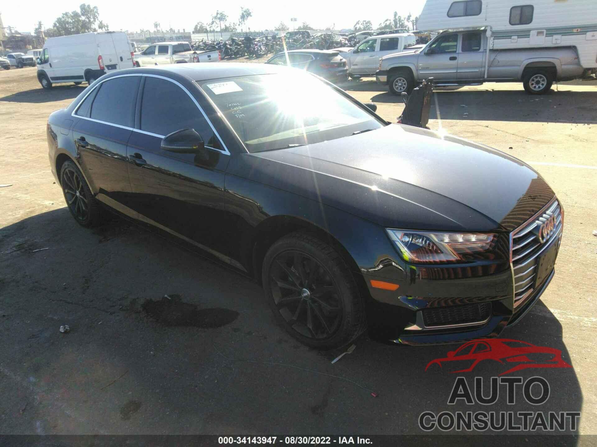 AUDI A4 2019 - WAUGMAF40KN010257