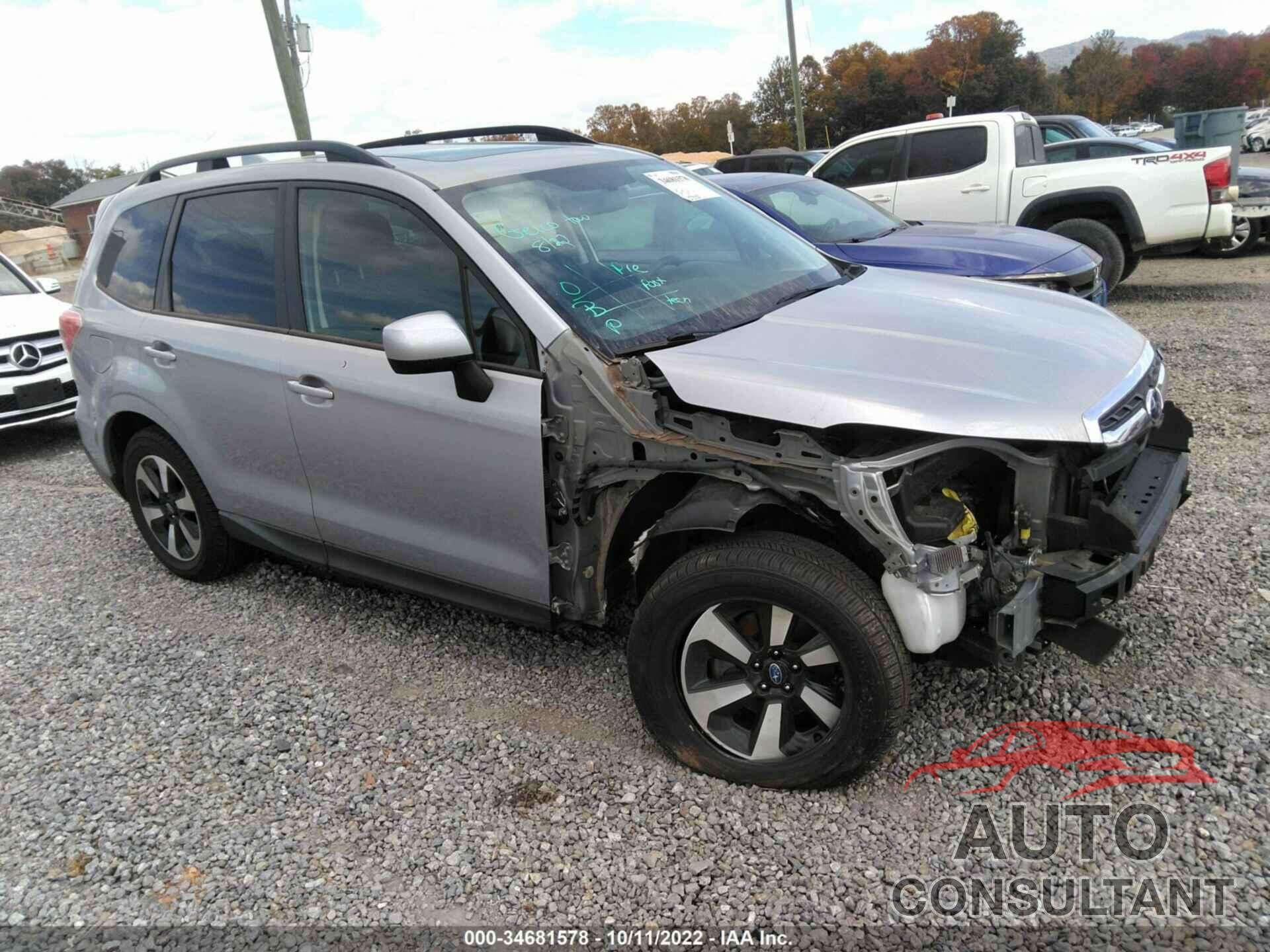 SUBARU FORESTER 2017 - JF2SJAEC8HH462996