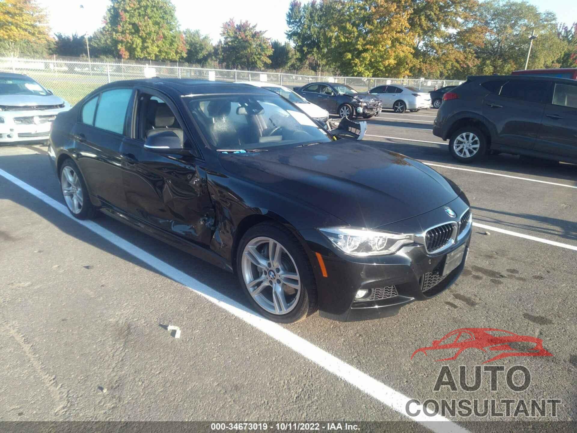 BMW 3 SERIES 2017 - WBA8B7C51HK858393