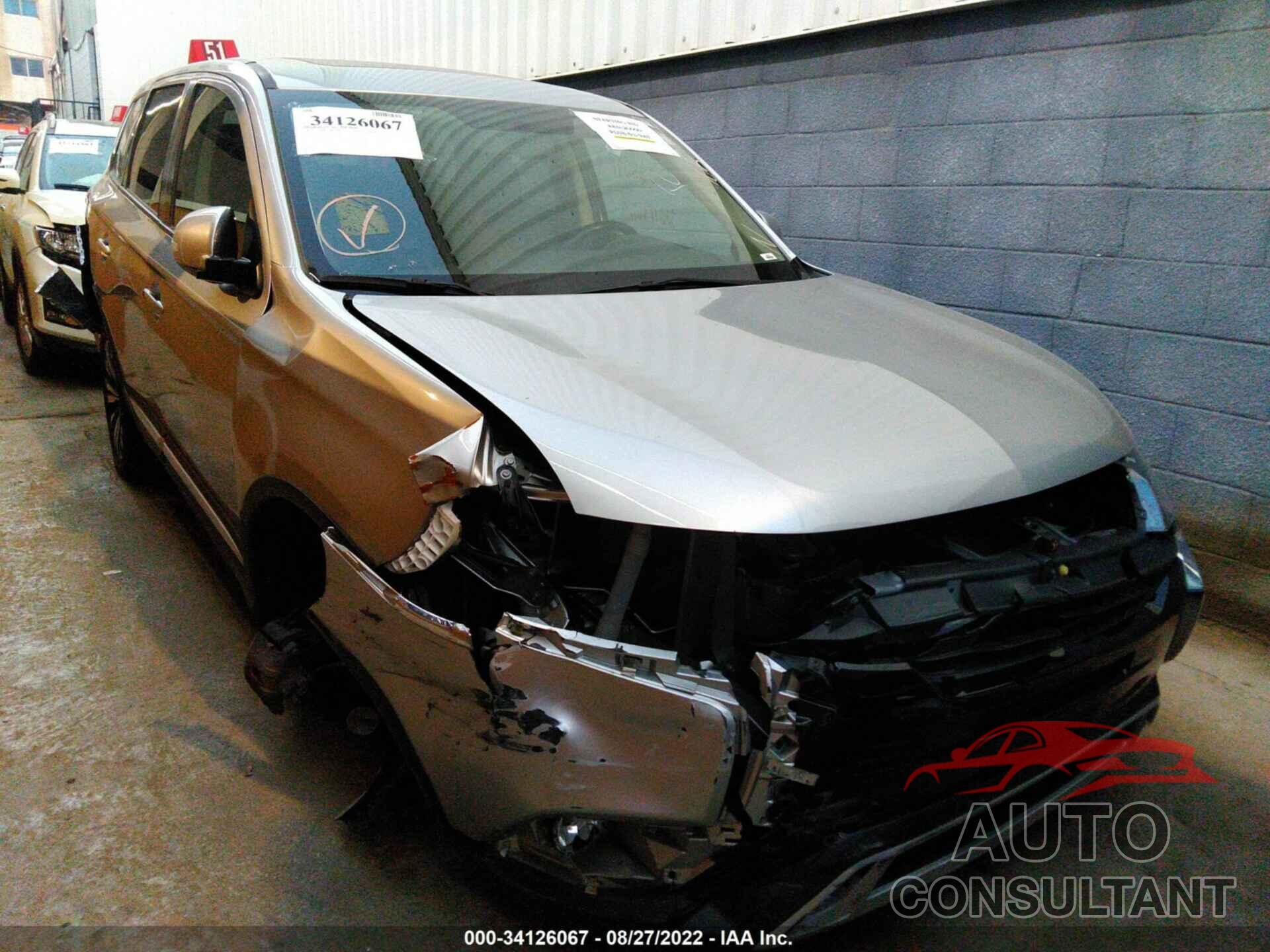 MITSUBISHI OUTLANDER 2019 - 004AZ3A31KZ008458