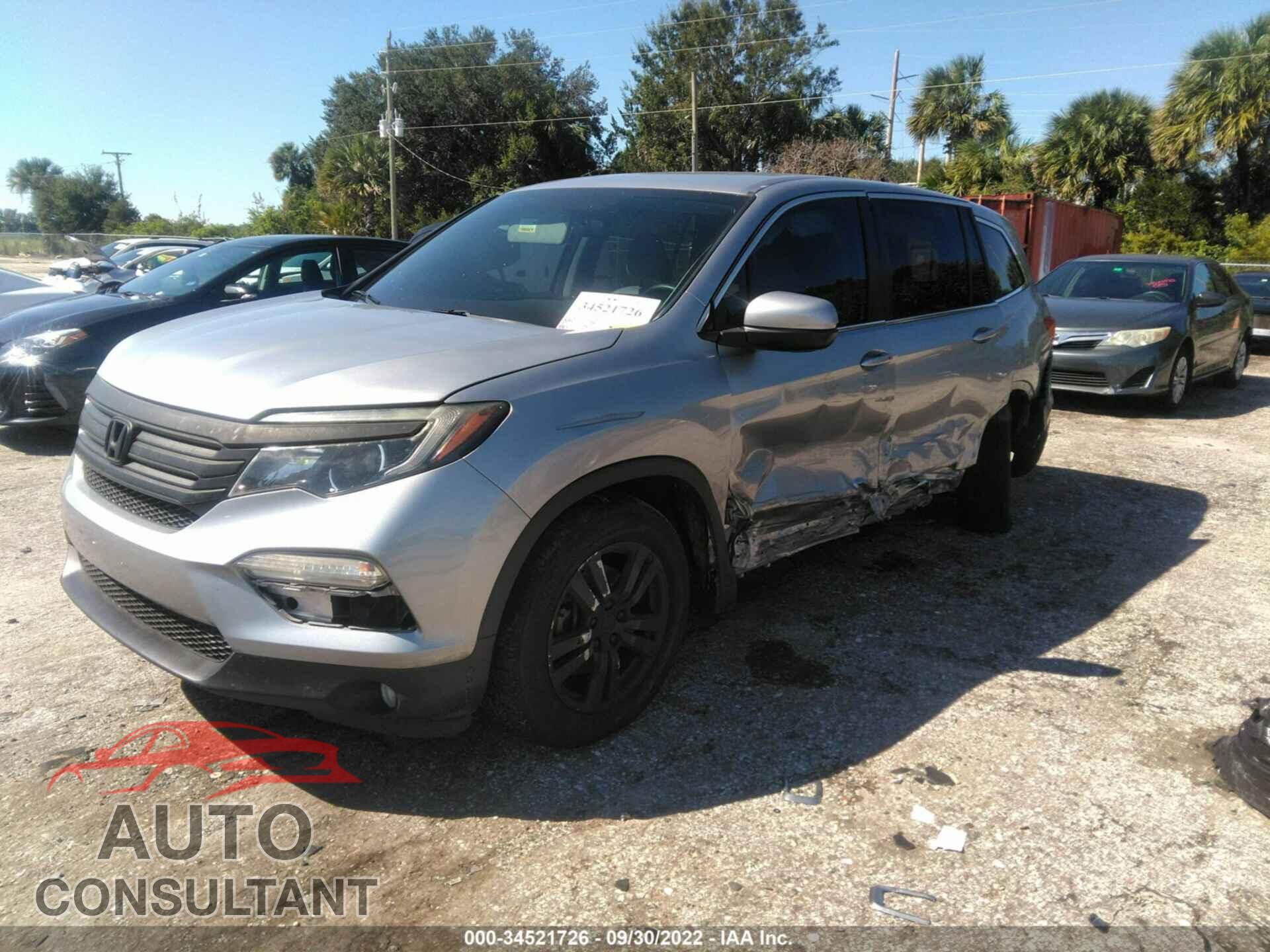 HONDA PILOT 2017 - 5FNYF5H30HB002714