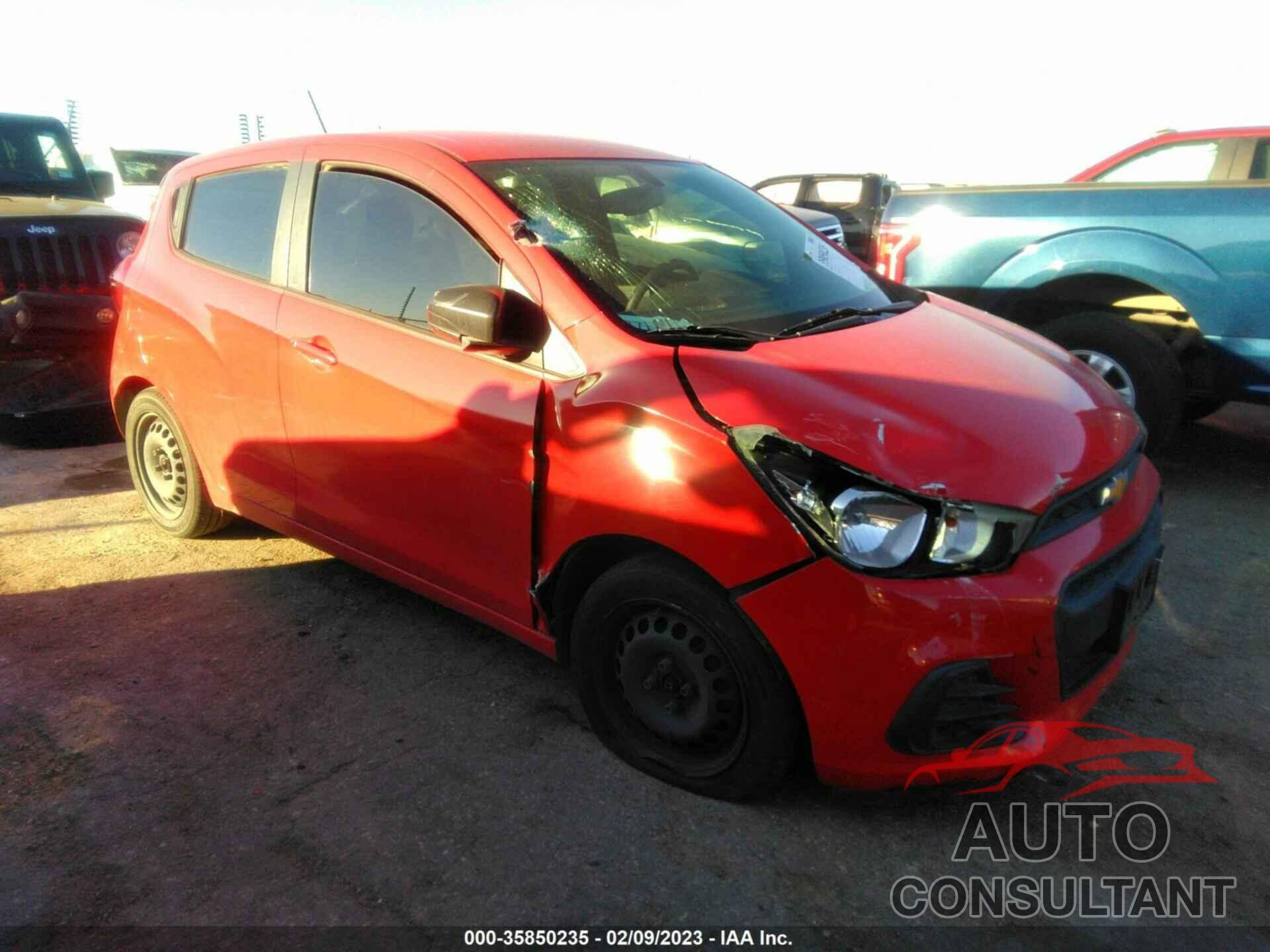 CHEVROLET SPARK 2016 - KL8CA6SA2GC573082