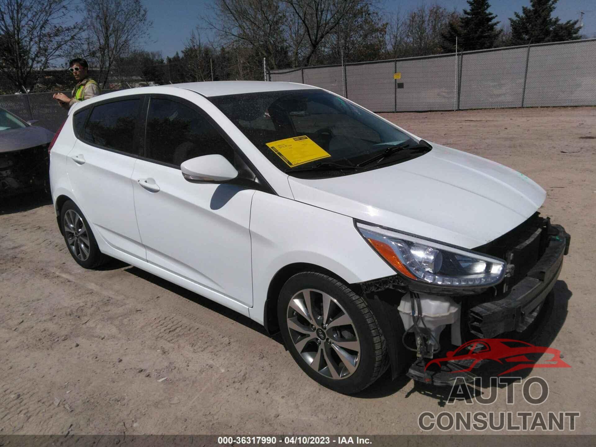 HYUNDAI ACCENT 2015 - KMHCU5AE6FU225254