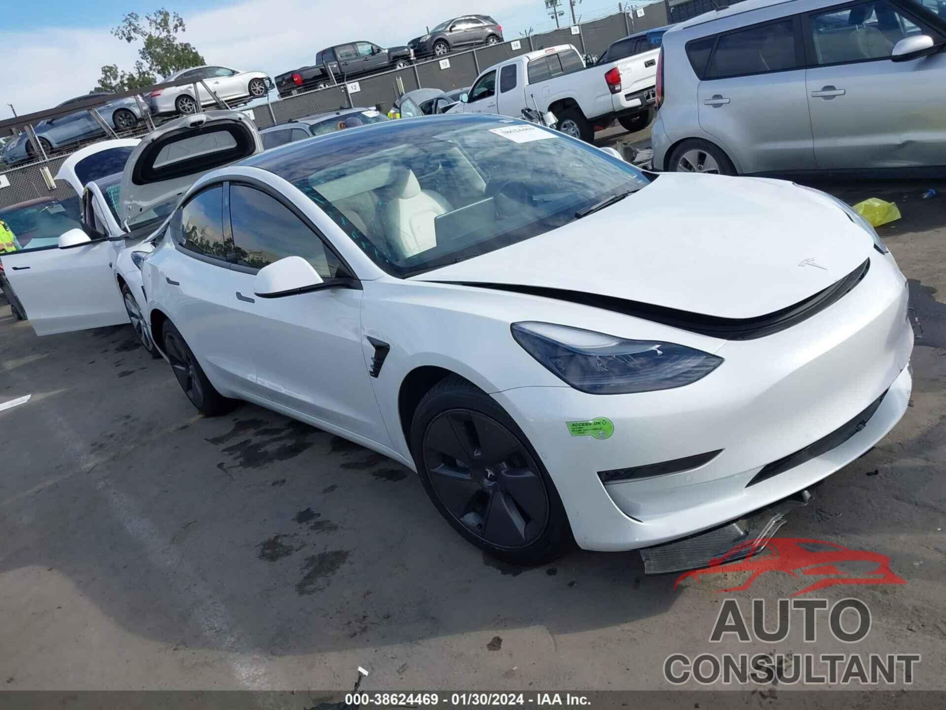 TESLA MODEL 3 2022 - 5YJ3E1EA2NF374964