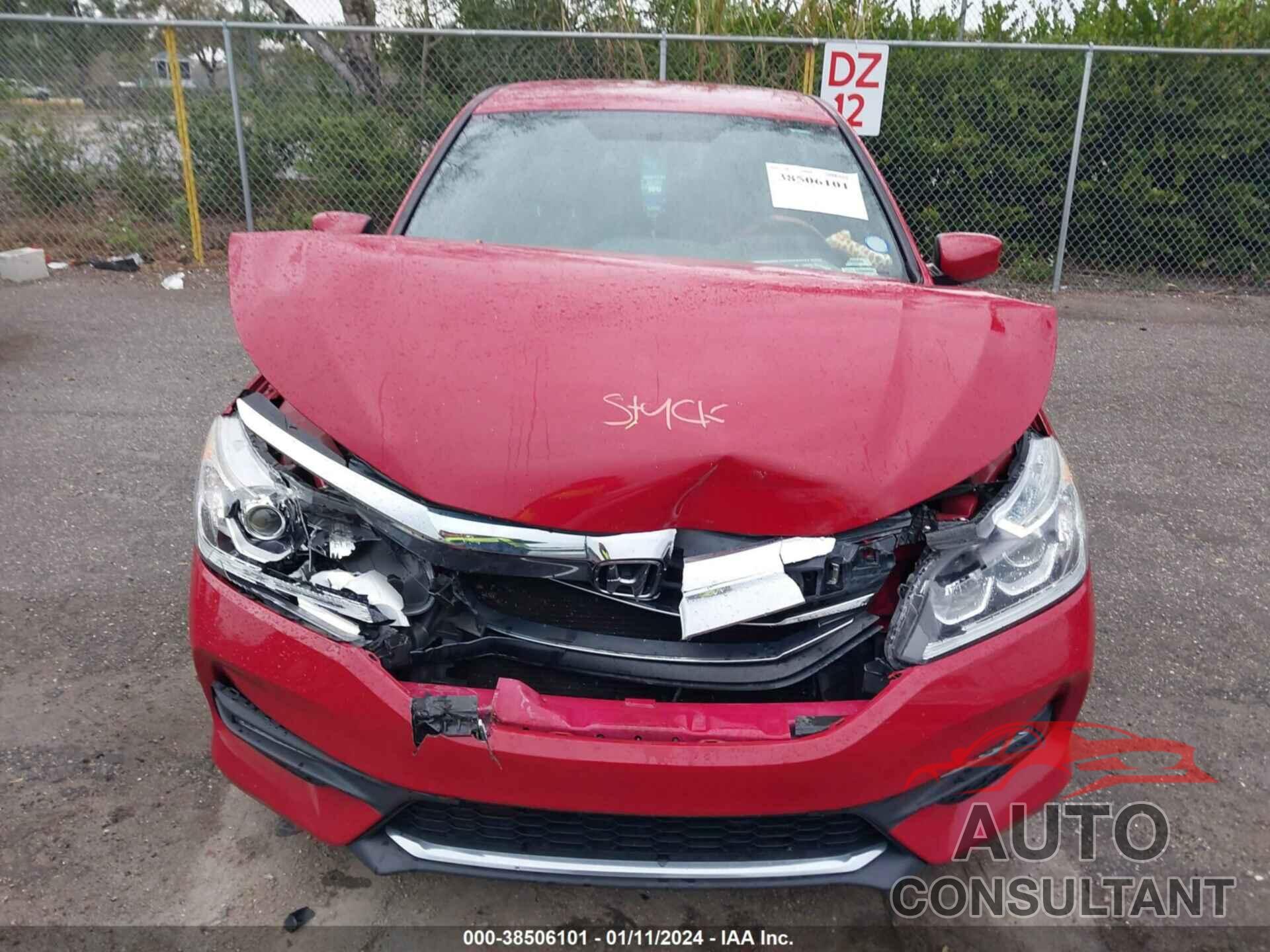 HONDA ACCORD 2016 - 1HGCR2F51GA187918