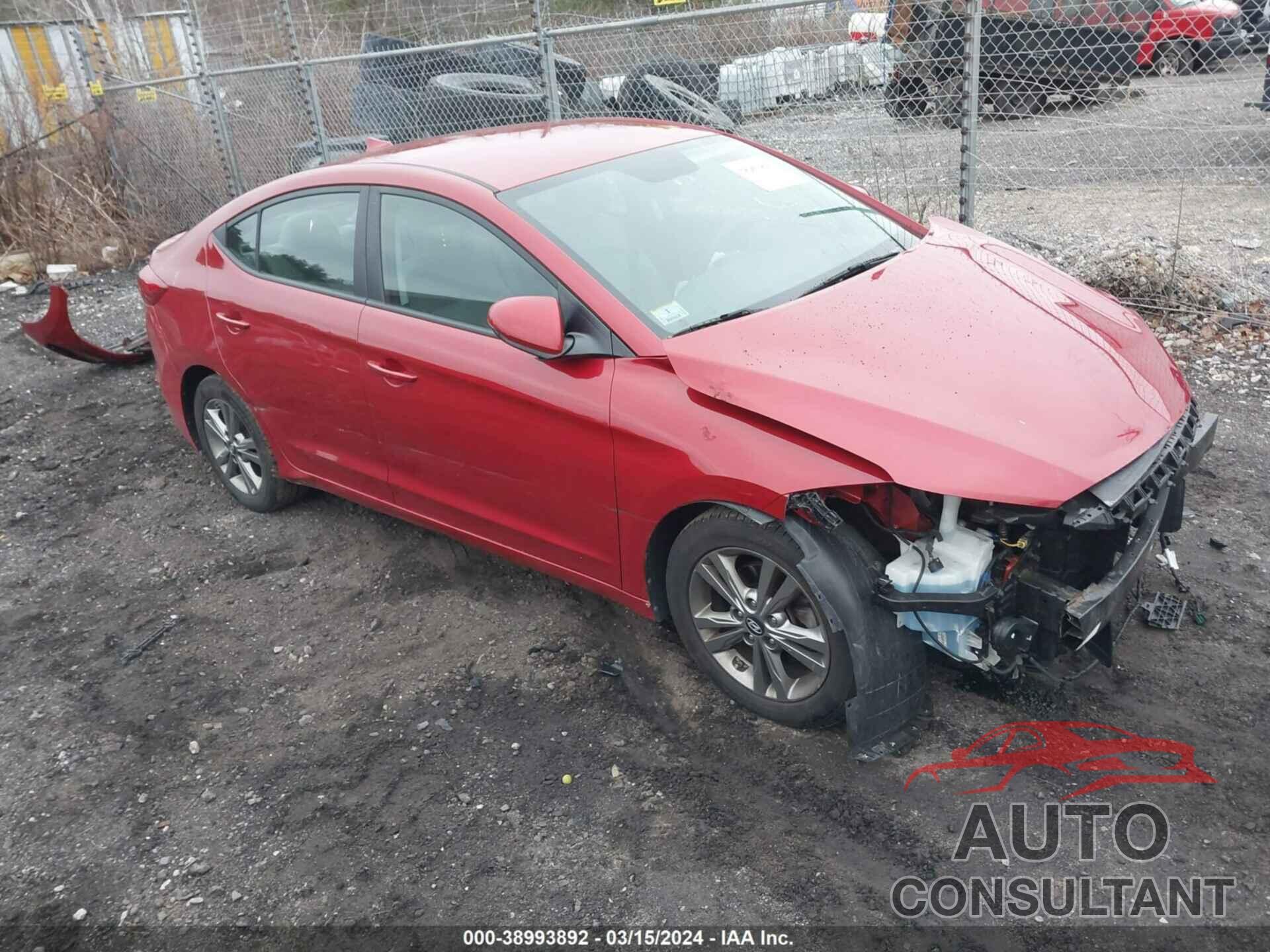 HYUNDAI ELANTRA 2017 - 5NPD84LF5HH069251