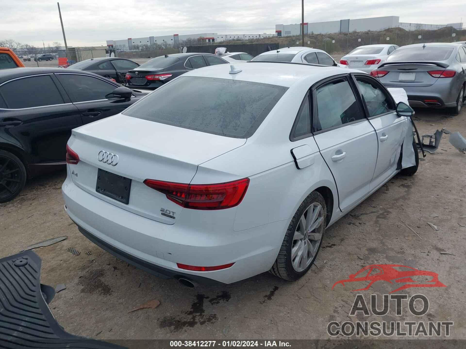 AUDI A4 2017 - WAUANAF41HN069118