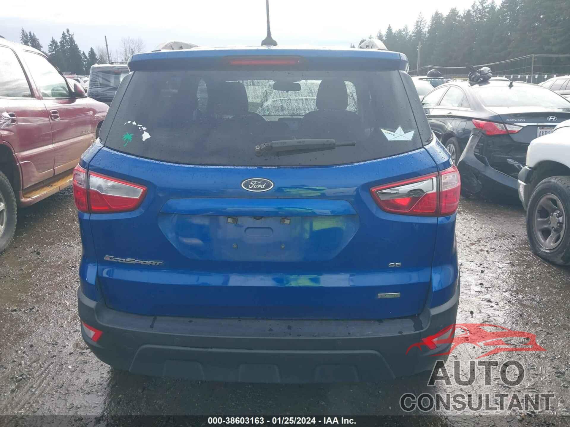 FORD ECOSPORT 2018 - MAJ3P1TE2JC235673