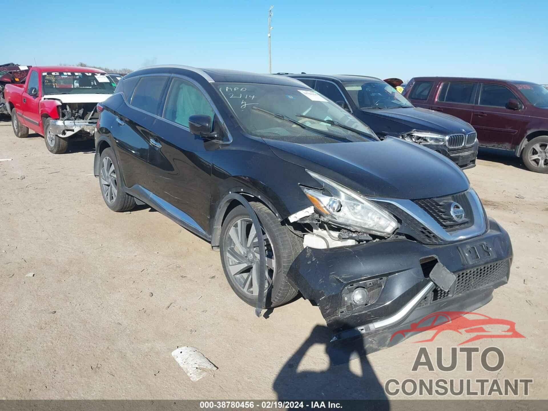 NISSAN MURANO 2018 - 5N1AZ2MG1JN101707