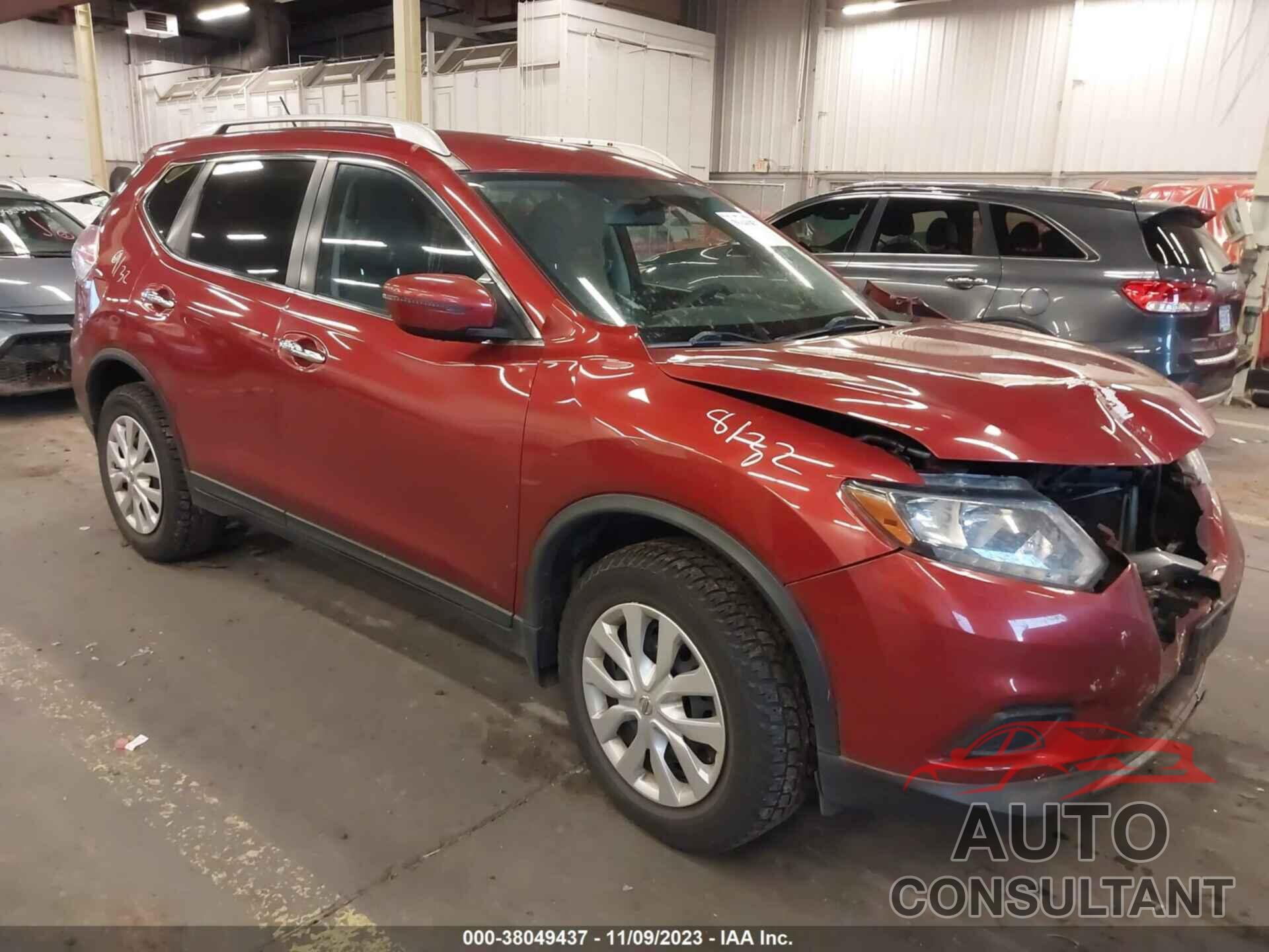 NISSAN ROGUE 2016 - KNMAT2MVXGP597527