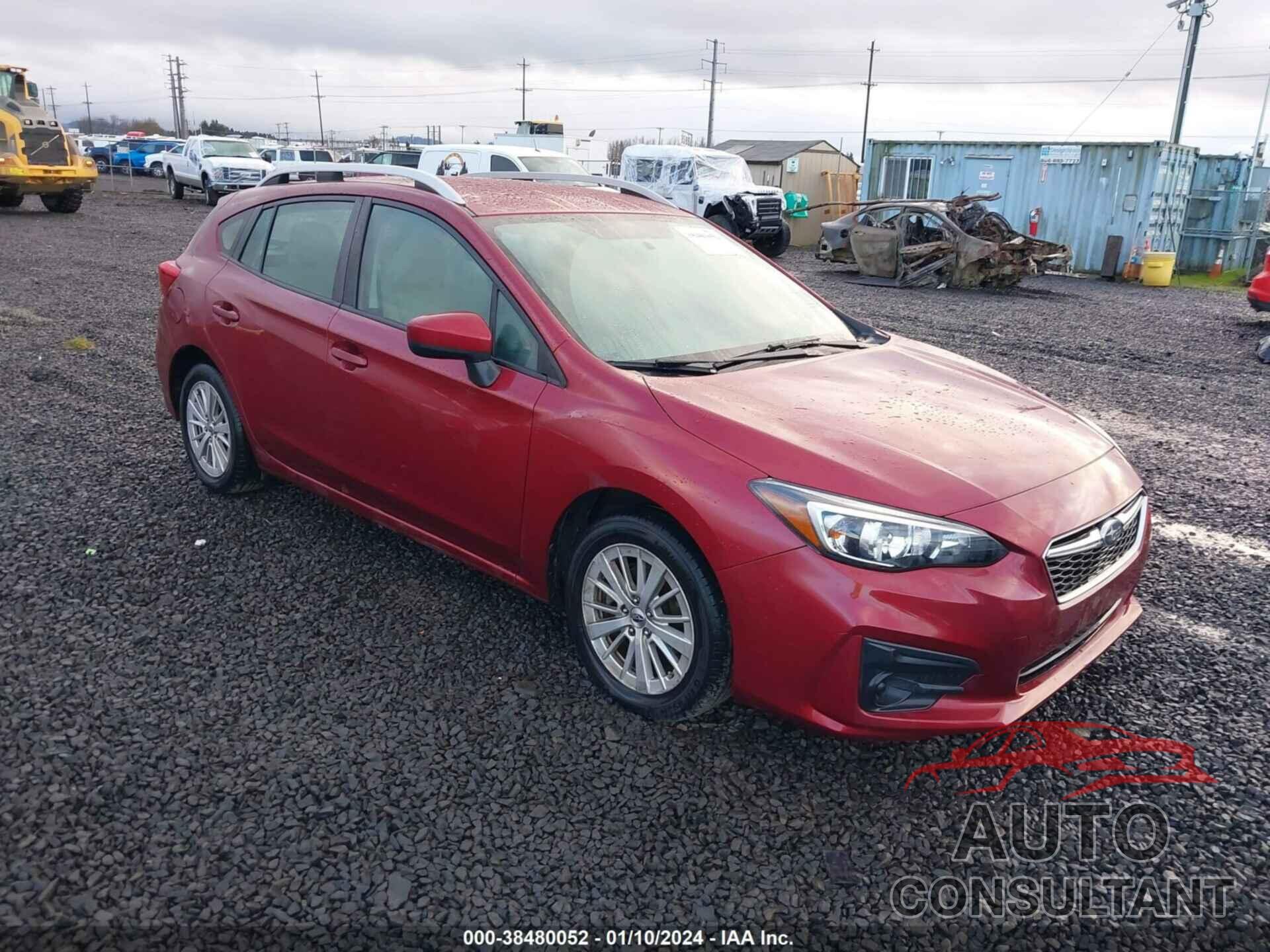 SUBARU IMPREZA 2017 - 4S3GTAB62H3703963