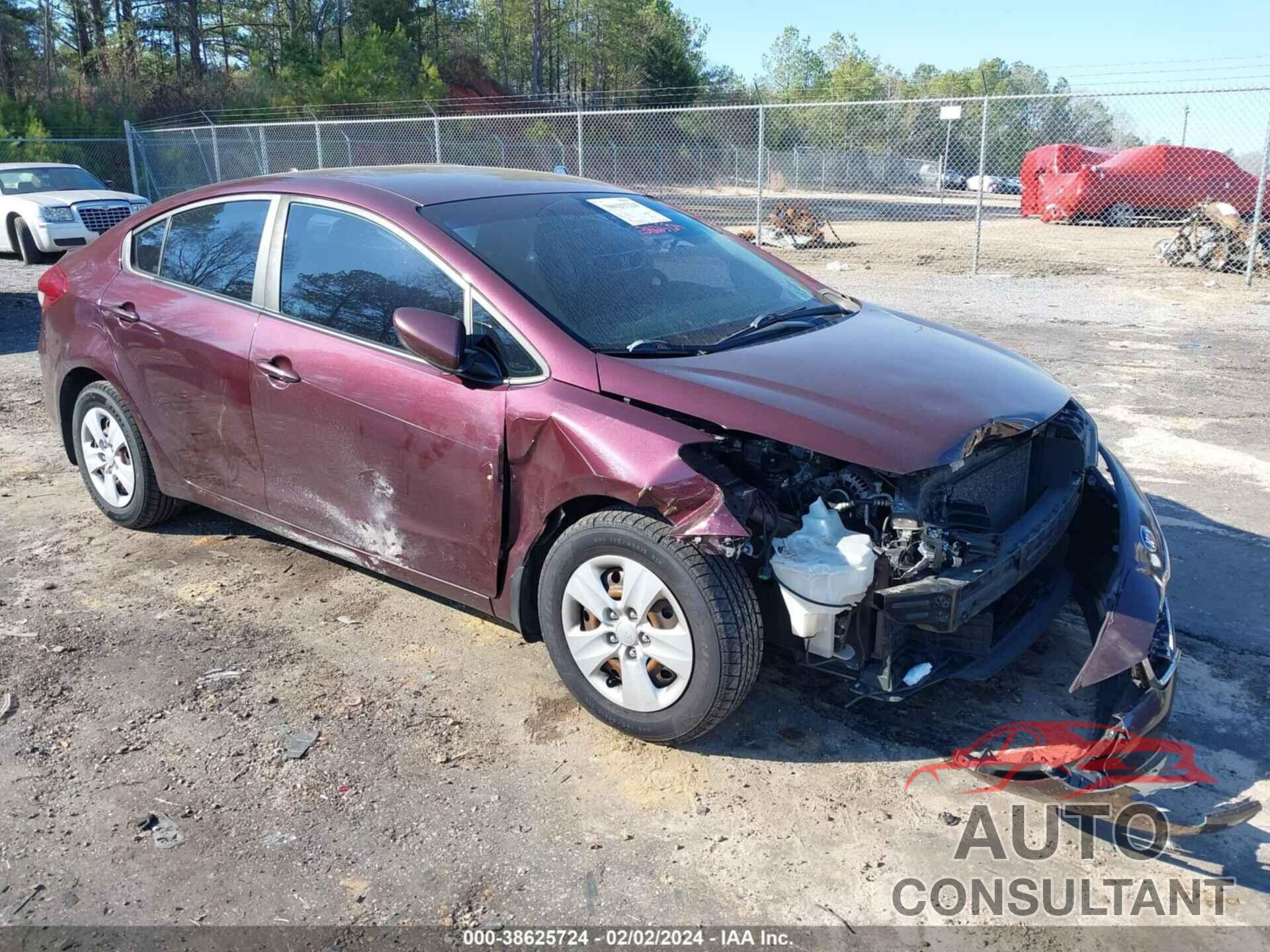 KIA FORTE 2018 - 3KPFK4A70JE224157