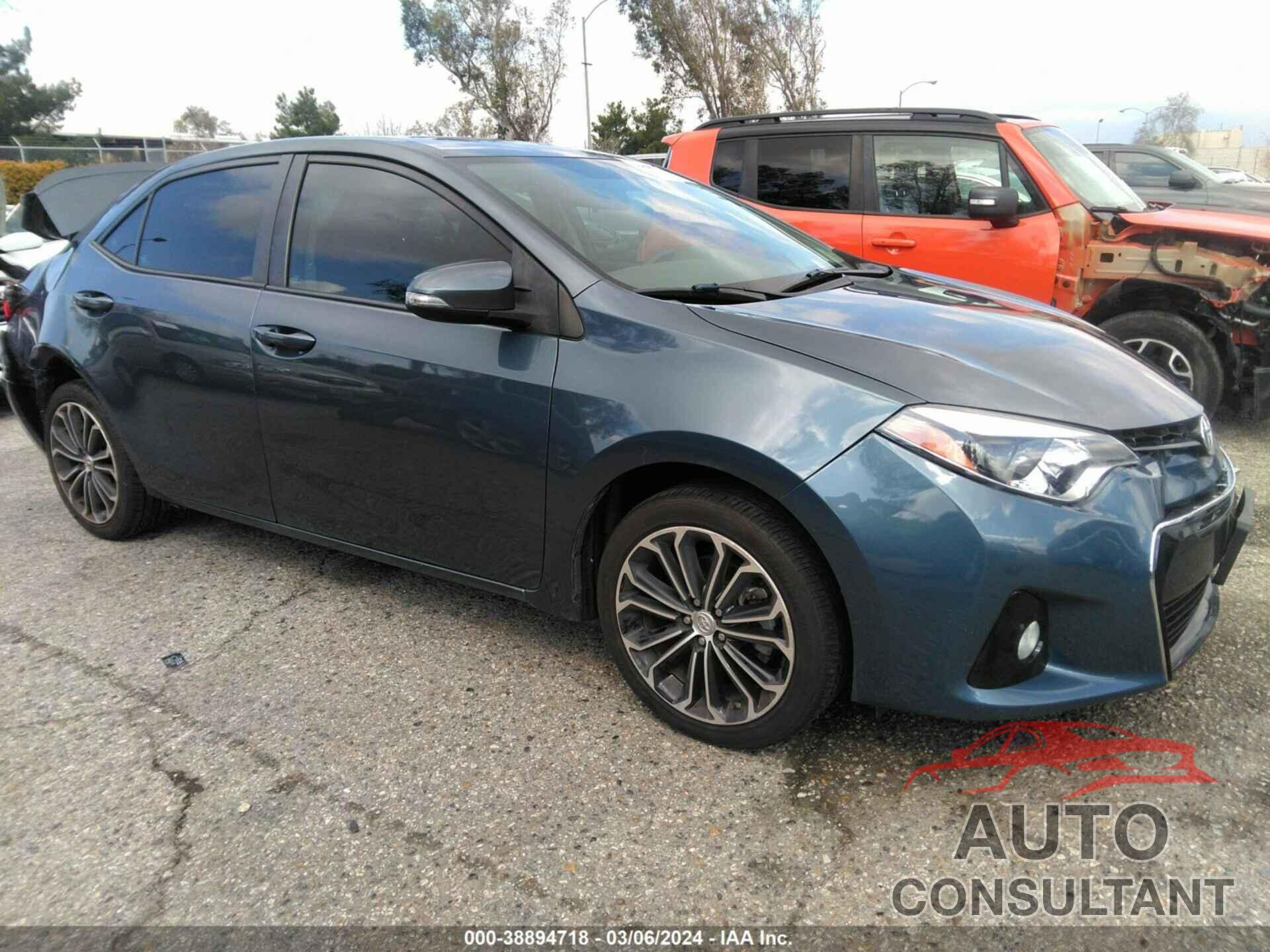 TOYOTA COROLLA 2016 - 5YFBURHE3GP487454