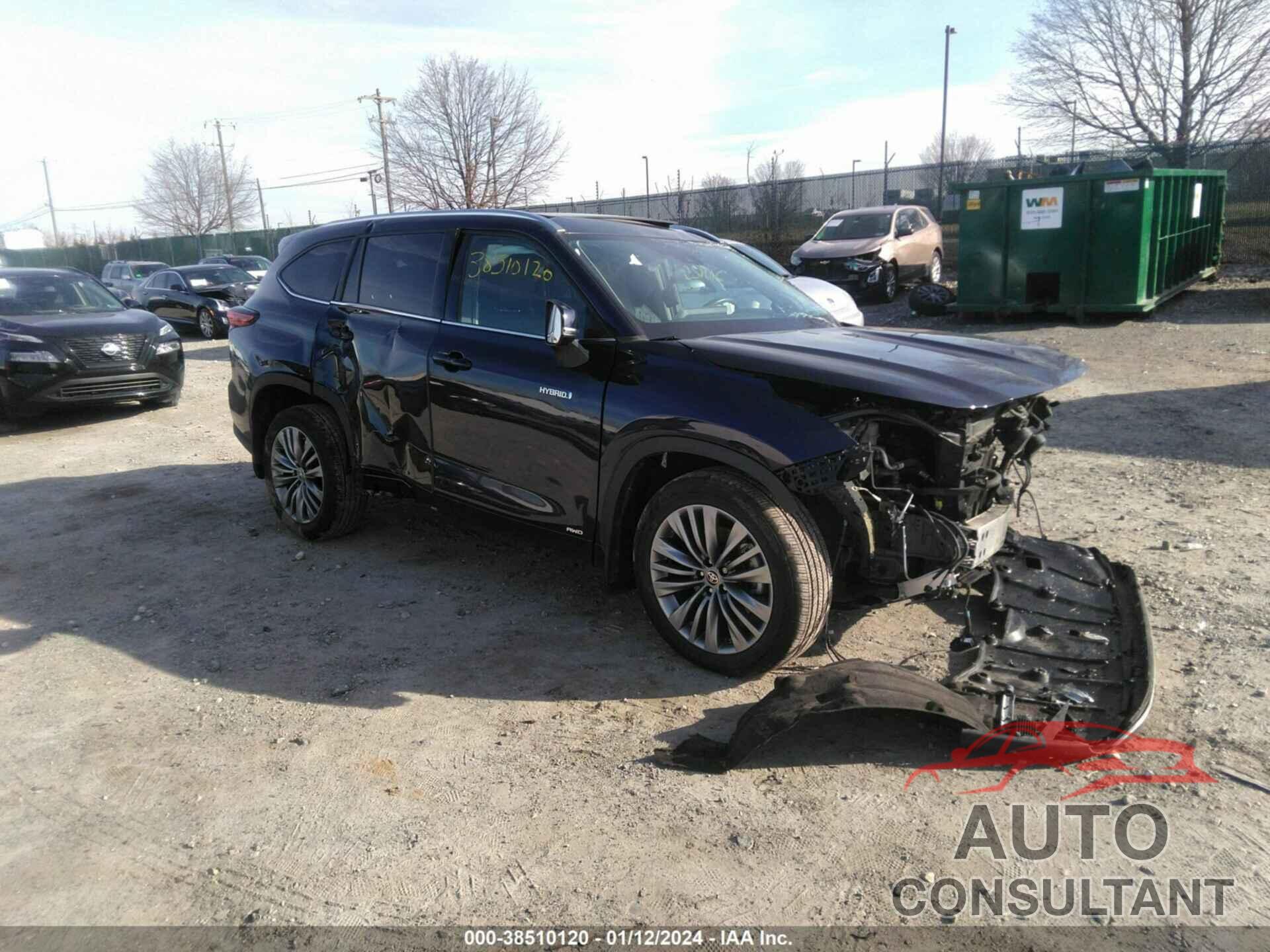 TOYOTA HIGHLANDER 2021 - 5TDEBRCH4MS027727