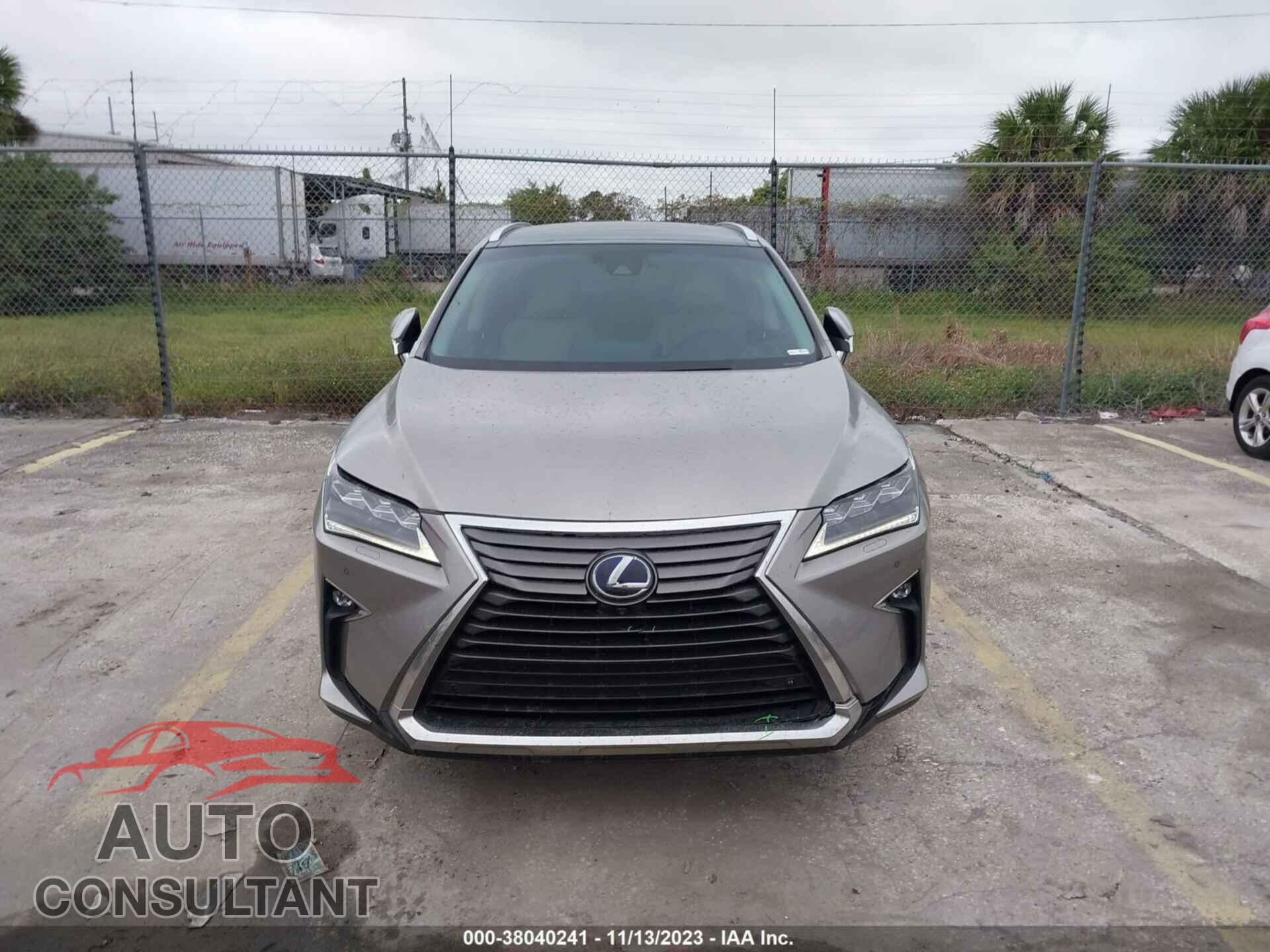LEXUS RX 2017 - 2T2BGMCA0HC020147