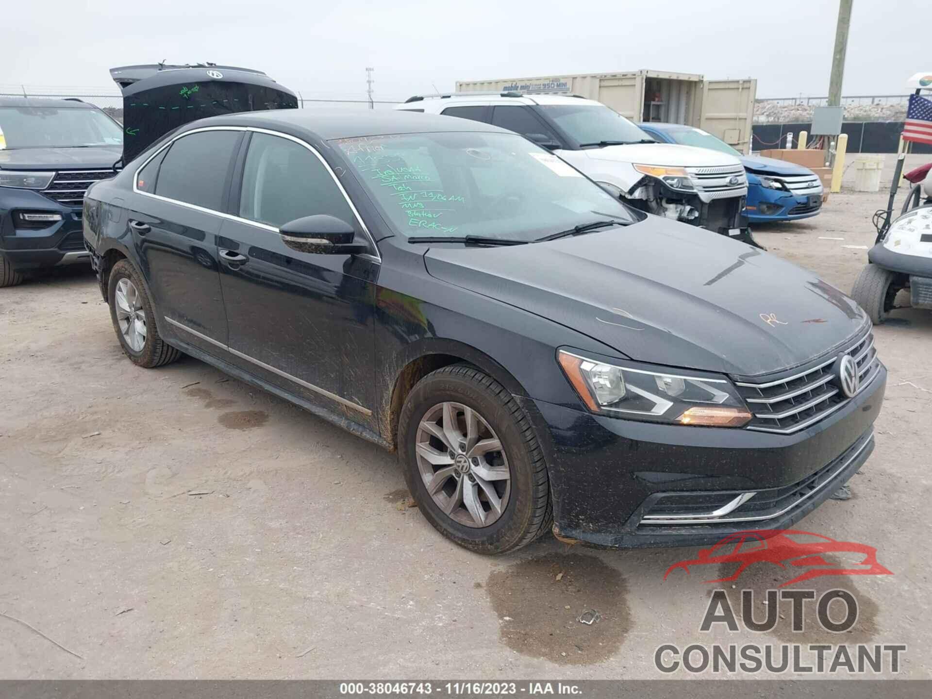 VOLKSWAGEN PASSAT 2017 - 1VWAT7A37HC069000