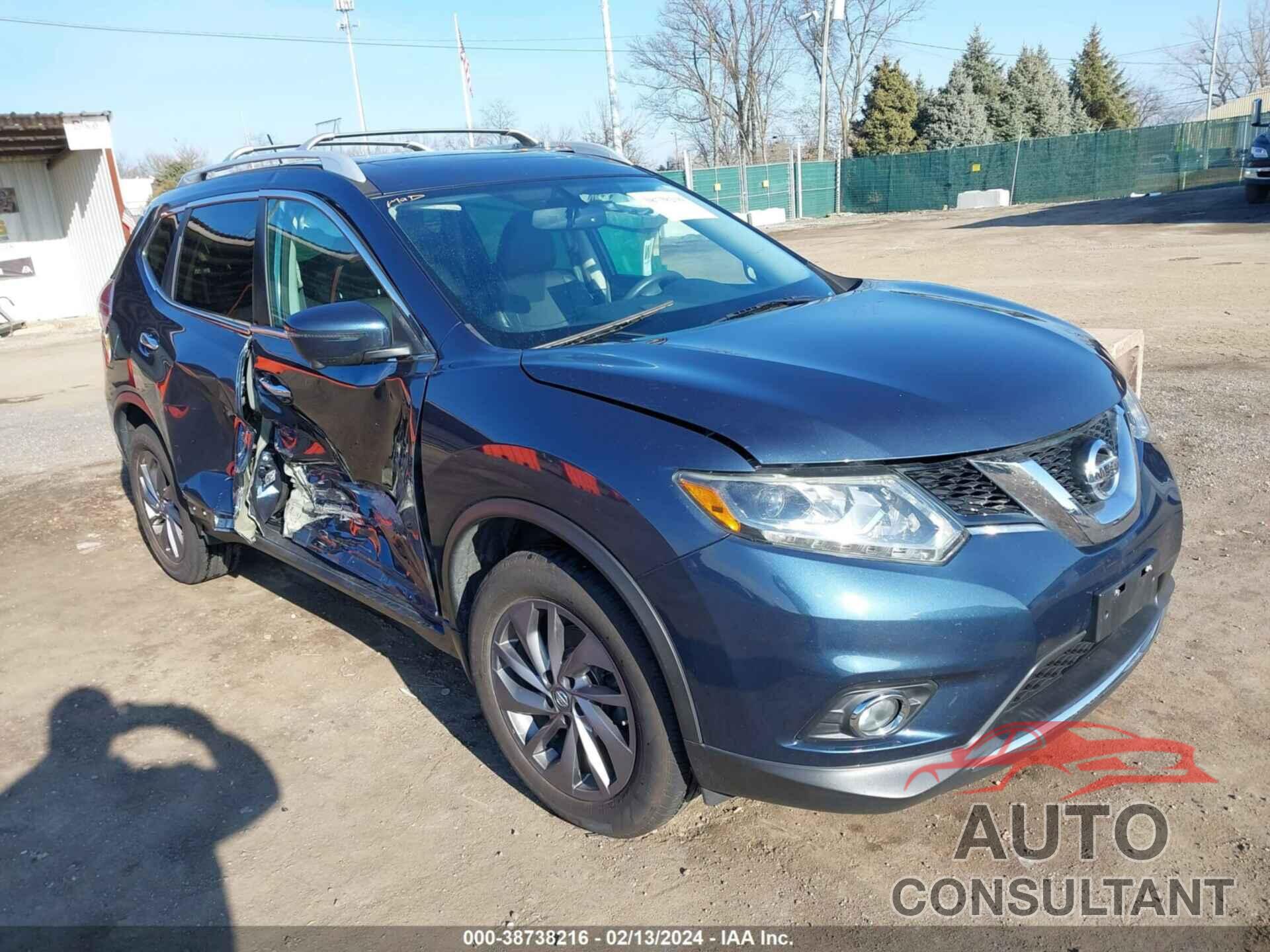 NISSAN ROGUE 2016 - 5N1AT2MV8GC766558