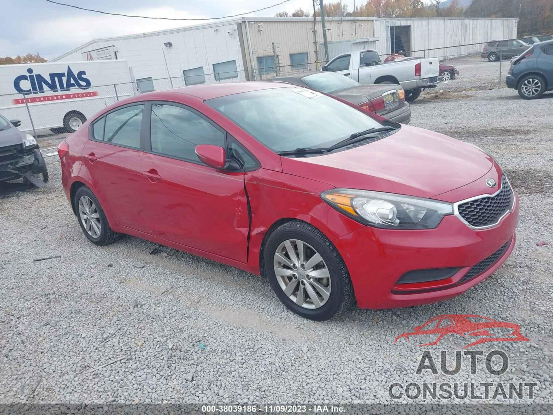 KIA FORTE 2016 - KNAFX4A63G5588776