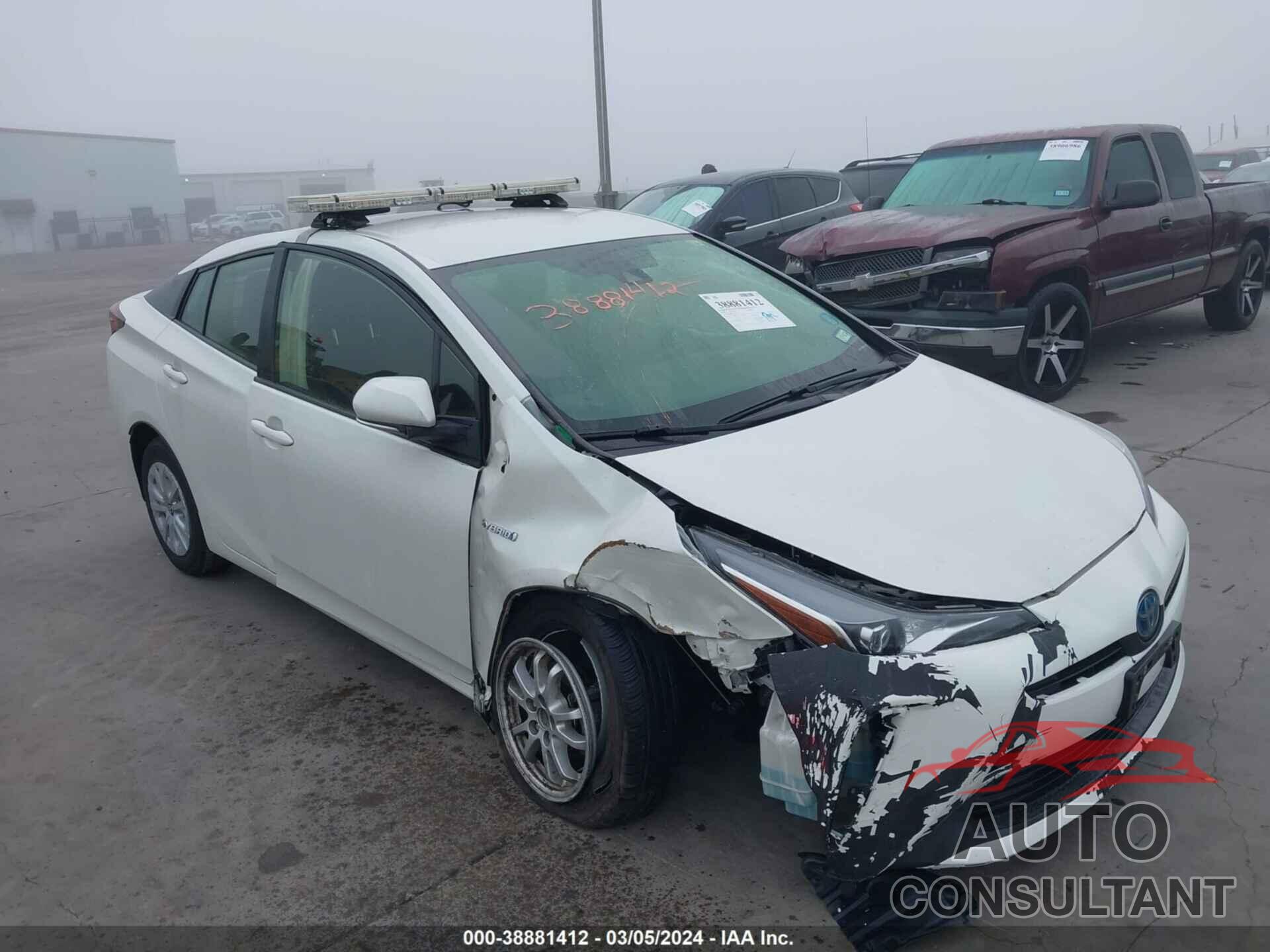 TOYOTA PRIUS 2020 - JTDKARFU1L3104262